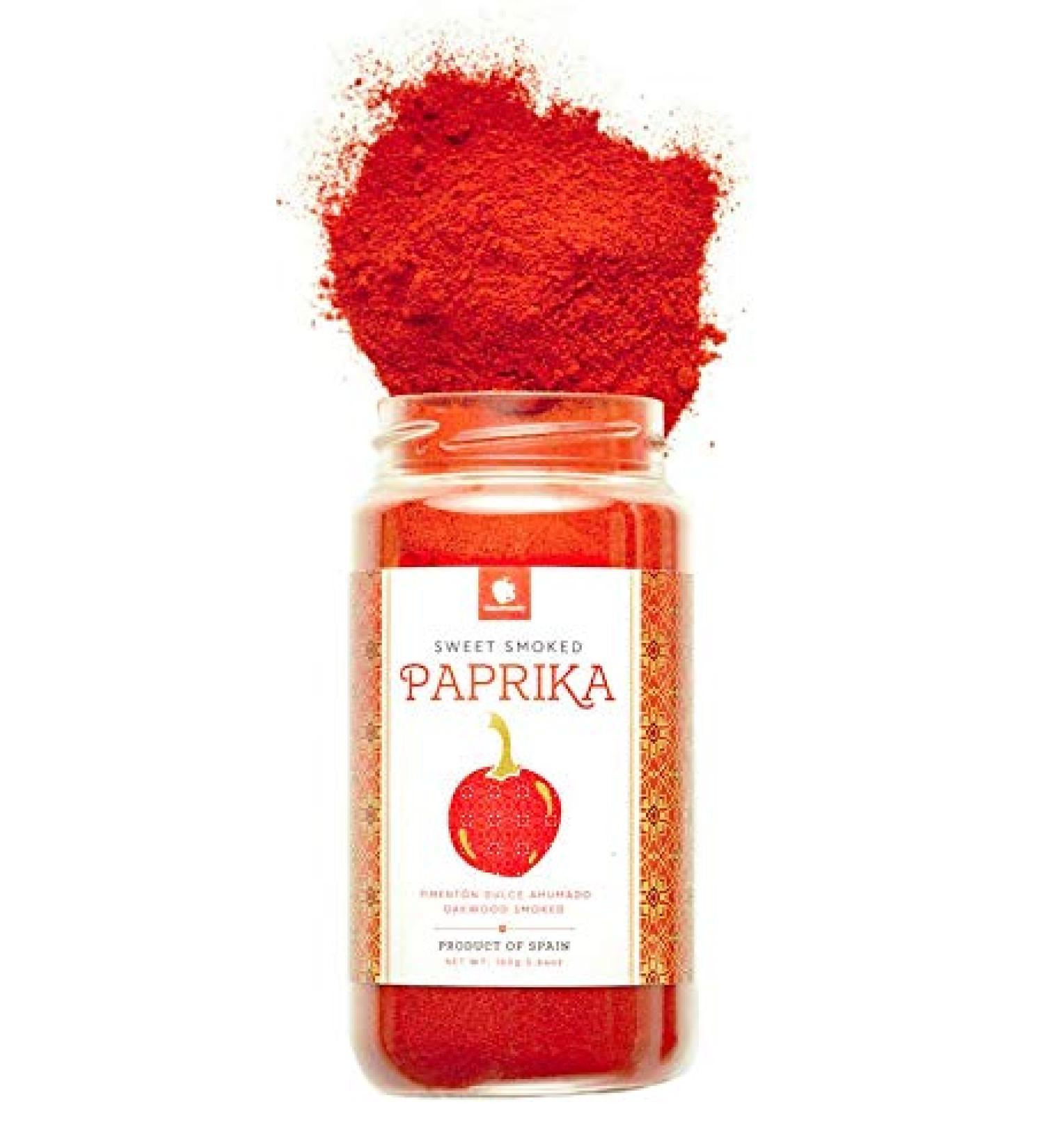 Gourmanity 5.64 oz Sweet Smoked Spanish Paprika Powder | Pimenton Dulce Ahumado | Kosher Spanish Smoked Paprika Powder - Buy Online on GoSupps.com