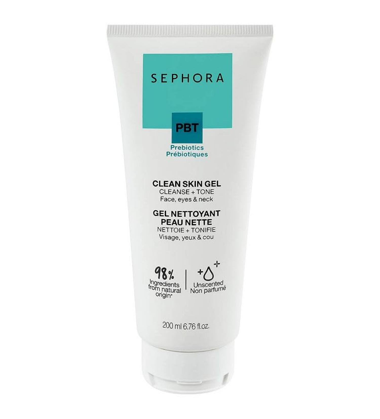 SEPHORA COLLECTION Clean Skin Gel Cleanser with Prebiotics 6.76 oz / 200 ml