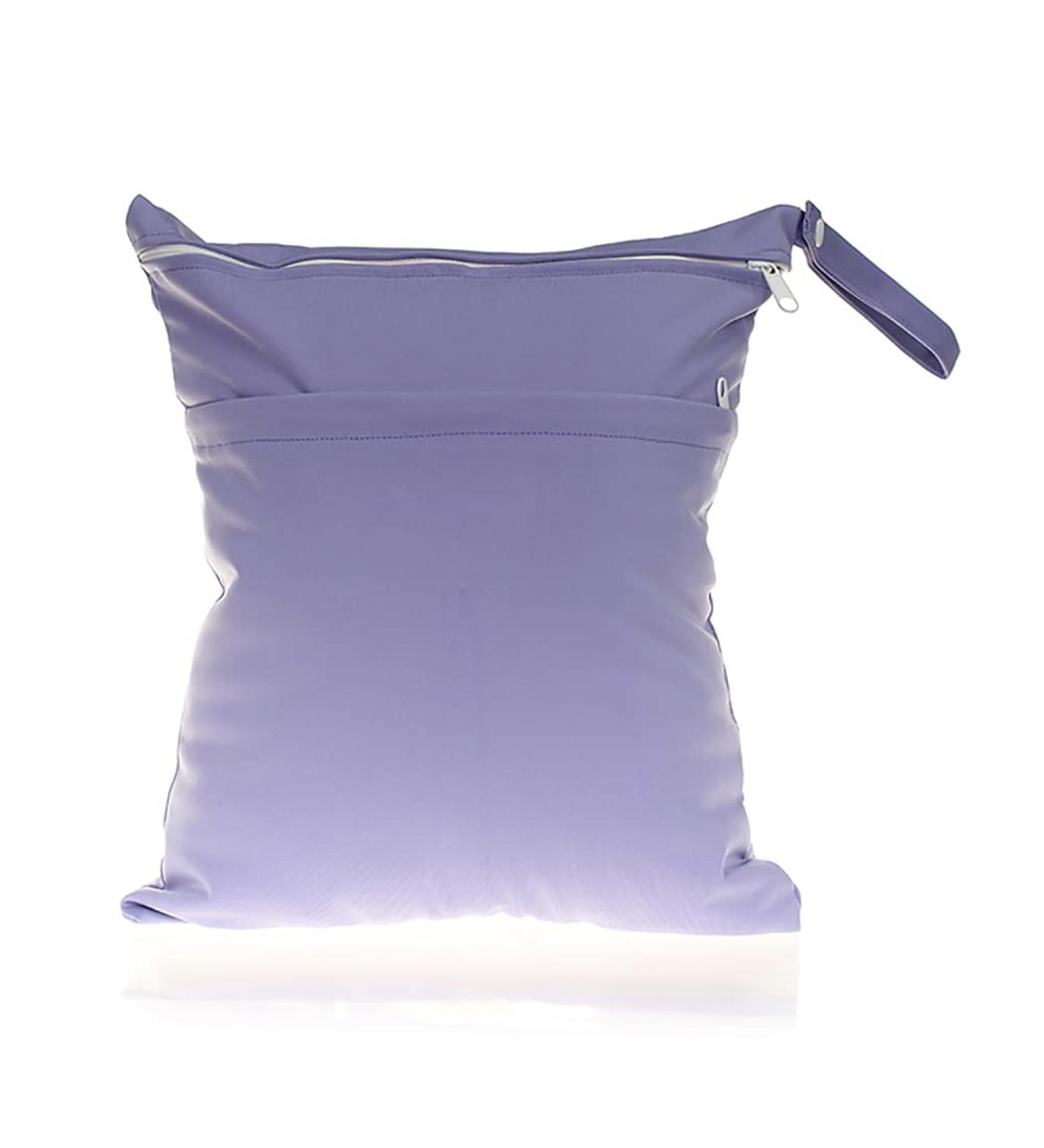 Egurs Reusable Wet Bag - Eco-Friendly Diaper Bag for Baby Diapers & Dirty Clothes - Purple - Buy Online on GoSupps.com