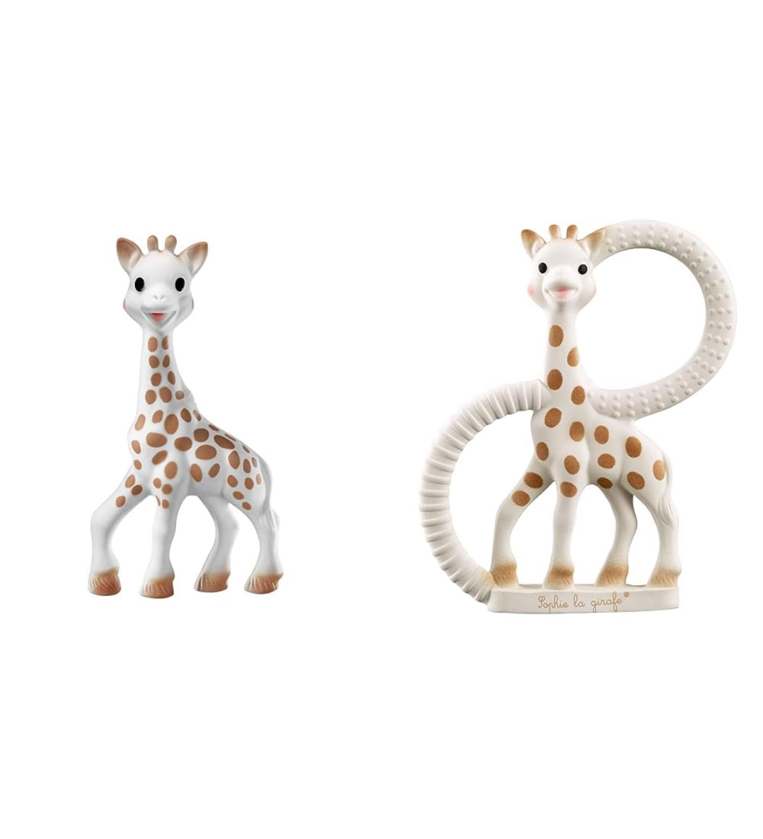 VULLI Sophie la Girafe Teething Ring & Gift Box - Soft Safe Baby Teether - 1 x 9 x 12 cm - International Shipping Available - Buy Online on GoSupps.com