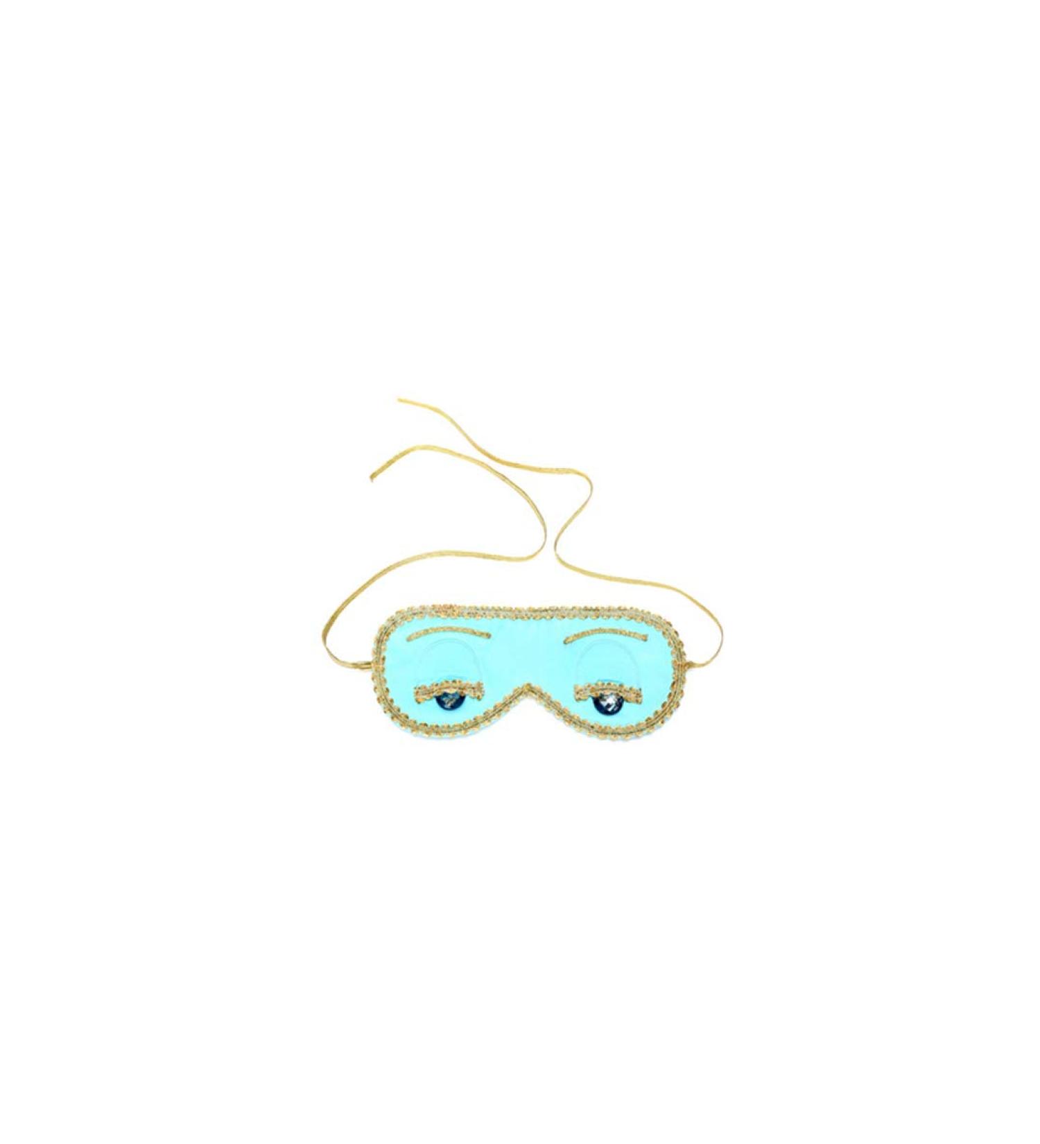 Utopiat Audrey Style Mini Sleep Eye Mask in Turquoise Blue - 1 Count - Buy Online on GoSupps.com