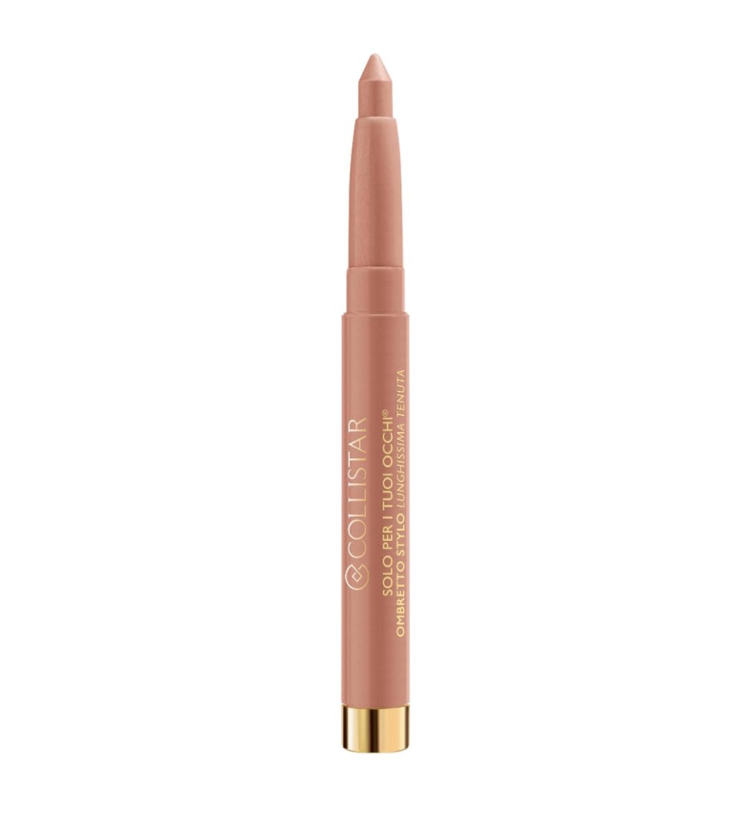 Collistar Eyeshadow Stick Only for eyes Number 3 Champagne Eyeshadow Long-lasting Light and silky texture Waterproof Ophthalmologically tested 1.4 g