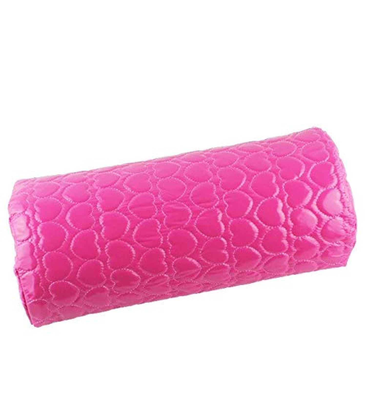 7 Colors Nail Art Pillow for Manicure Hand Arm Rest Pillow Cushion PU Leather Holder Soft Manicure Nail Tools Equipment - (Color: Rose Red) - Buy Online on GoSupps.com