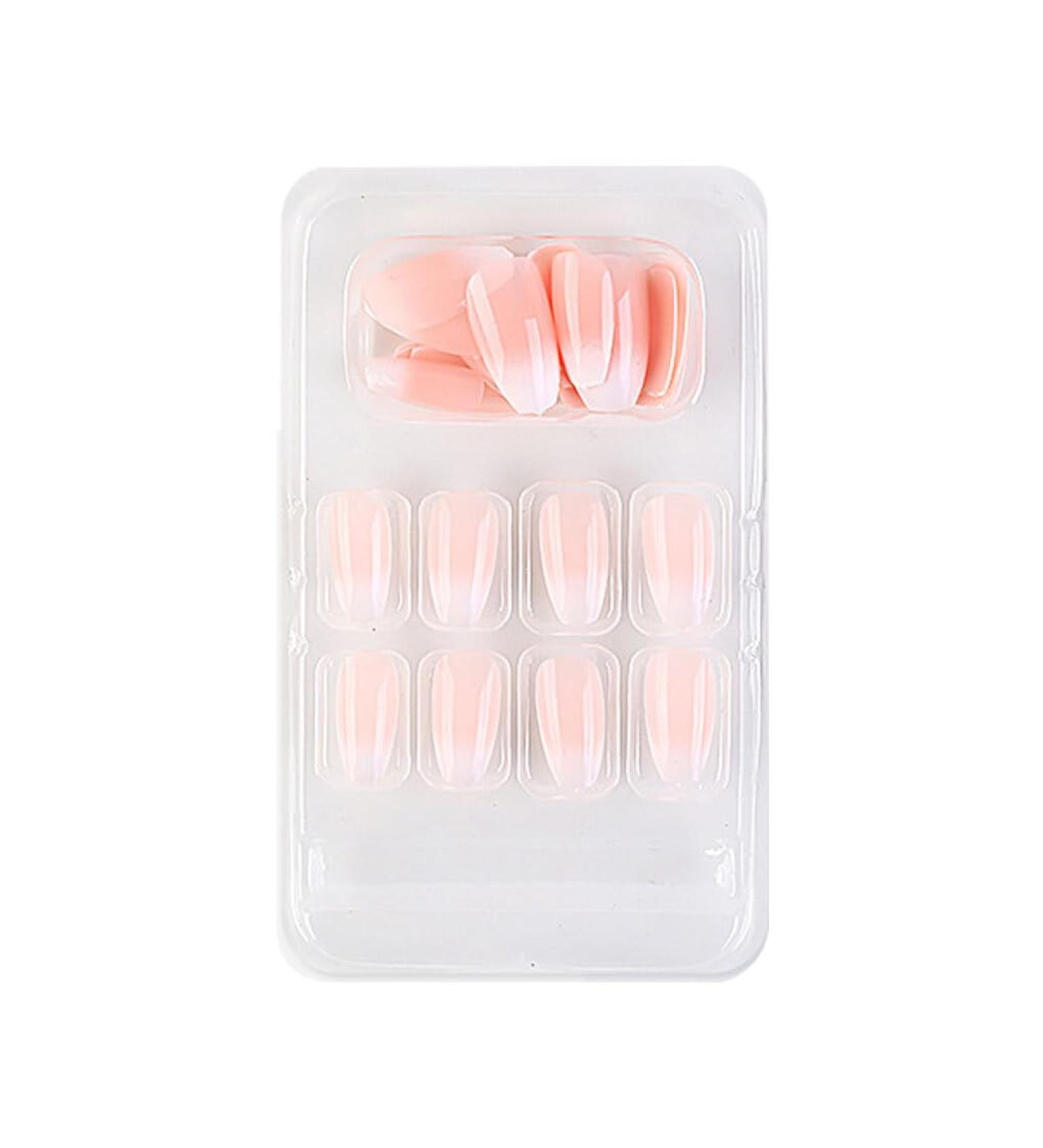 dijiusidy False Nail Perfect Matching Simple to Wear Fingernail Full Coverage Press Type Strong Viscosity Adjustable Paster Type 25 F741 Type 25 F741 - Buy Online on GoSupps.com