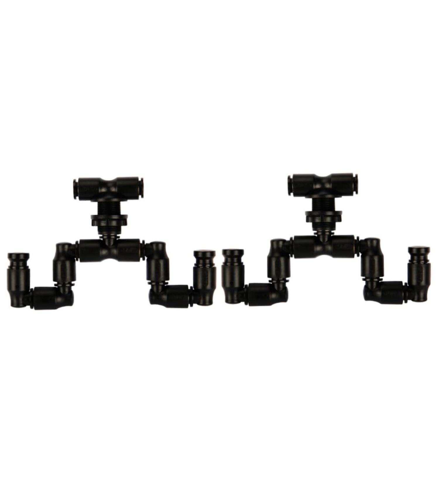 HANABASS 2pcs Reptiles Sprayers Reptile Humidifier Reptiles Cooling Nozzle Sprinkler System Reptile Terrarium mediumx2pcs Blackx2pcs - Buy Online on GoSupps.com