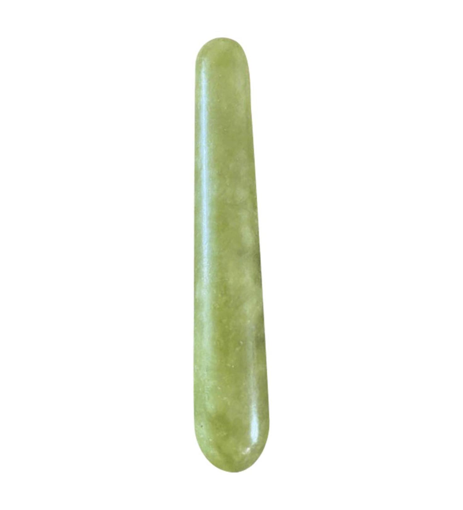 FRCOLOR Jade Massage Wand - Natural Scraping Tool for Facial Skin Care and Point Treatment - Buy Online on GoSupps.com