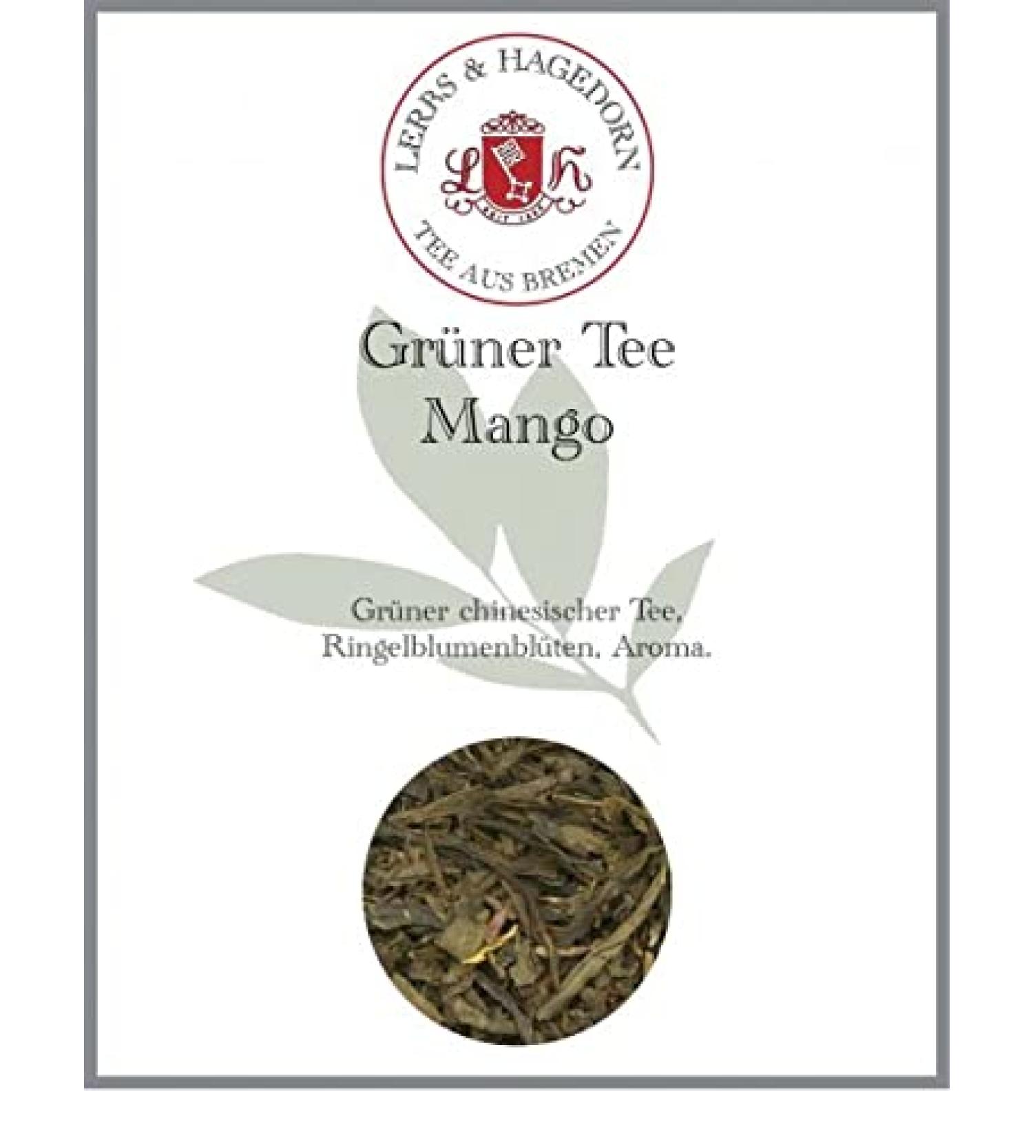  Lerbs & Hagedorn Mango Green Tea 250g - Buy Online on GoSupps.com