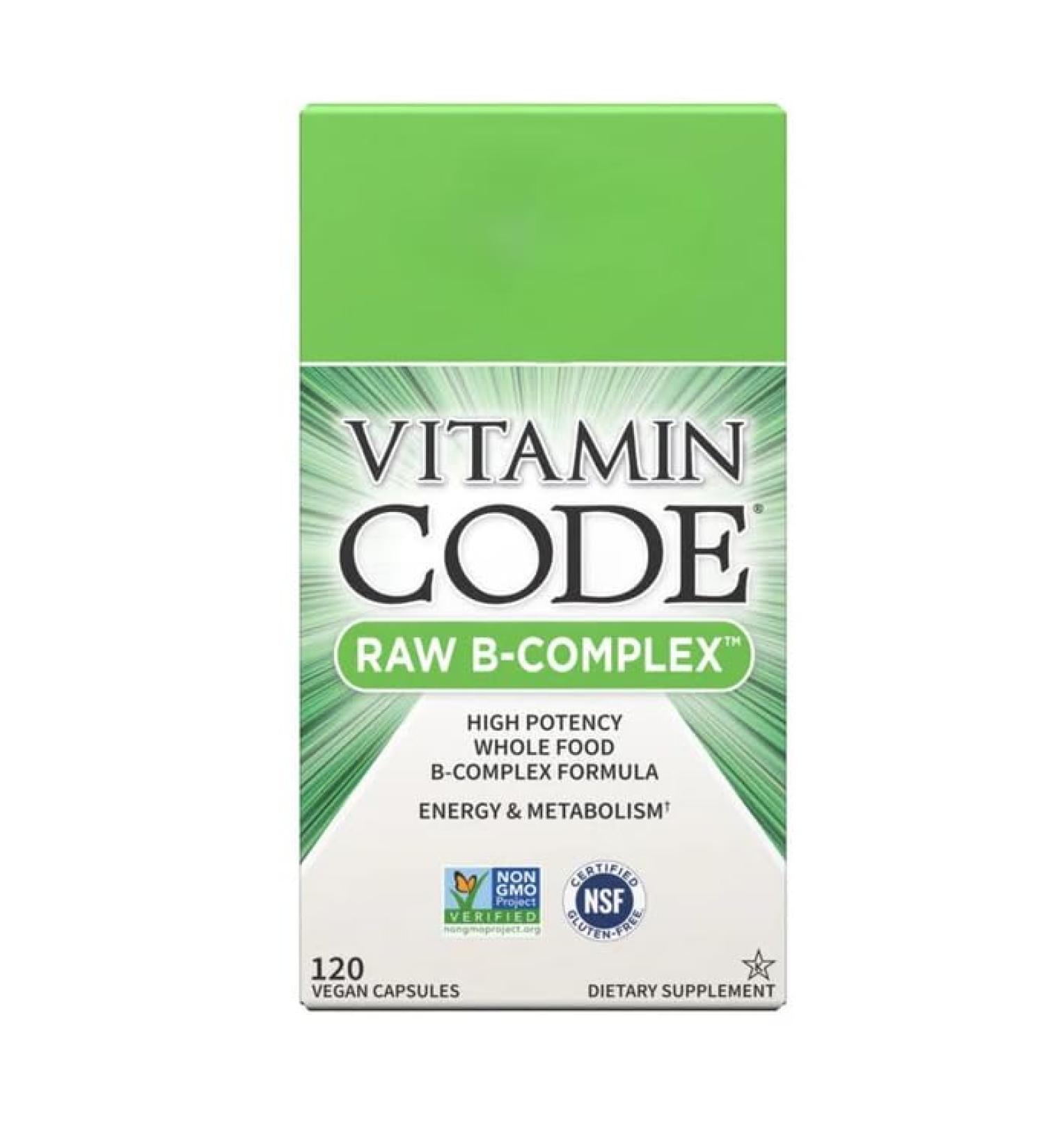 Larksh E N Omegas Gardens Life Vitamin Code RAW BComplex Energy & Metabolism Support 120 vcaps - Buy Online on GoSupps.com