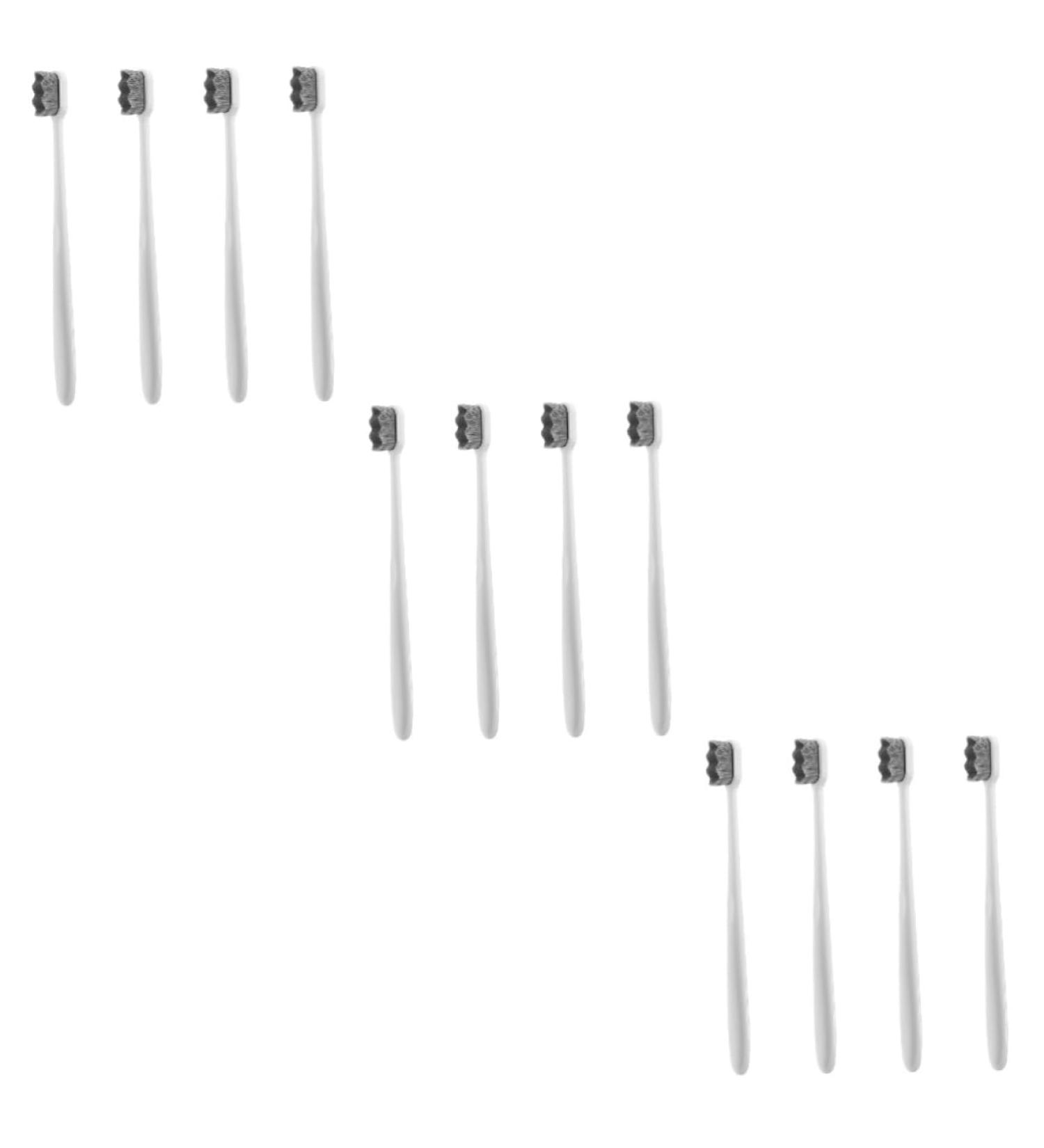 12 PCS Soft Travel Toothbrush Set - Reusable Aesthetic Hand & Children's Camping Toothbrushes | Minkissy - Buy Online on GoSupps.com