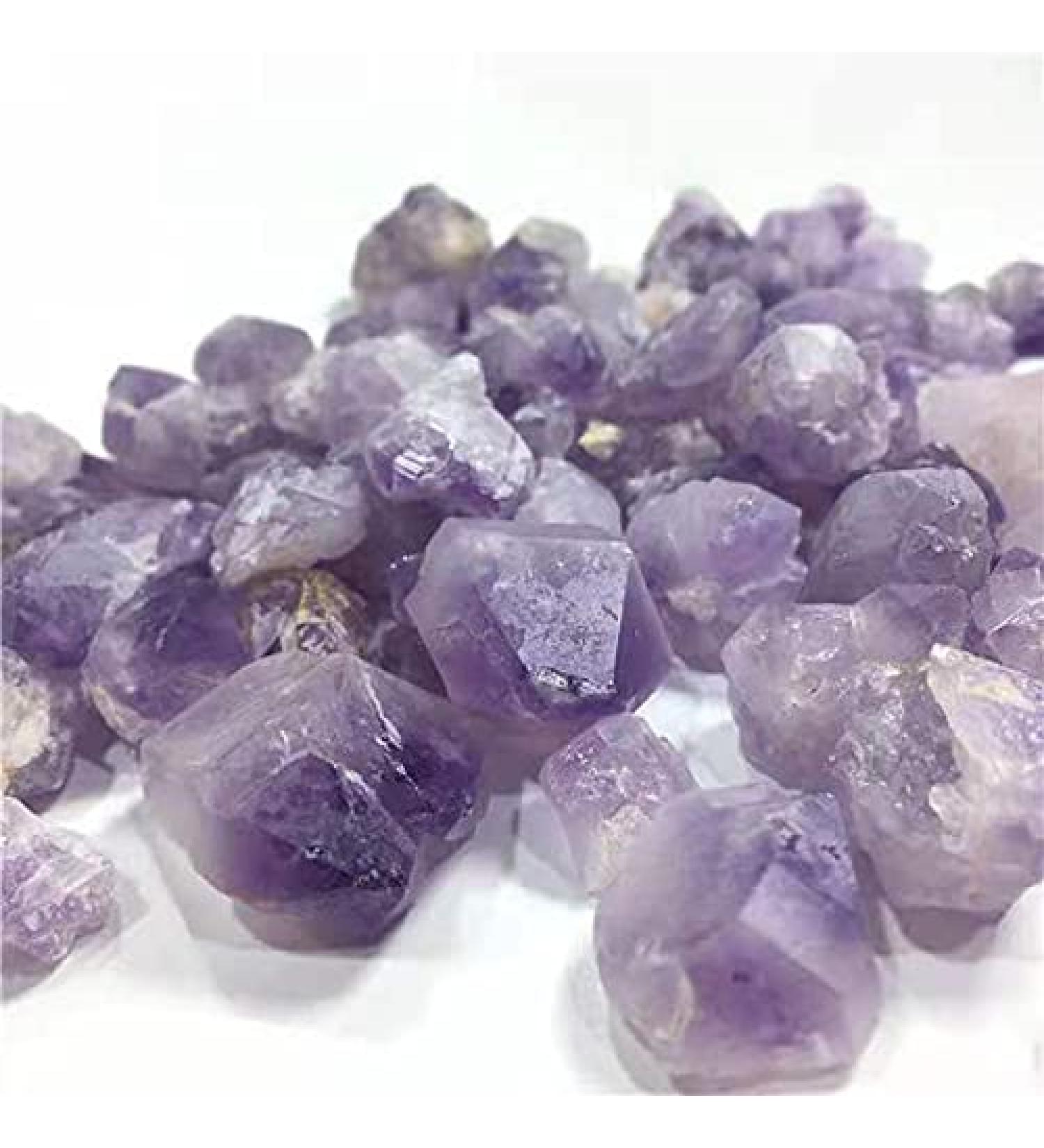 Gemstone Minerals raw Crystal Points Natural Purple Quartz Crystal Amethyst Cluster for Reiki 100g - Buy Online on GoSupps.com
