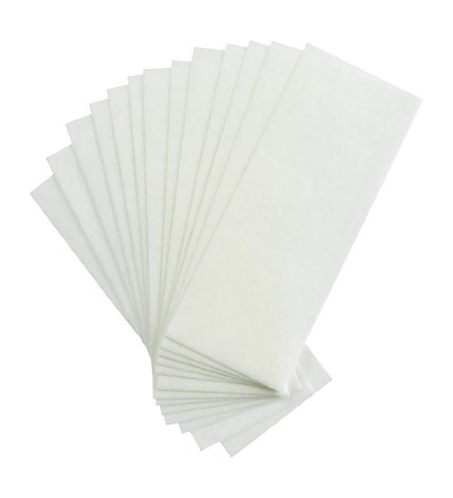 100pcs Non-Woven Wax Strips | Disposable Wax Paper for Cold Wax Hair Removal | International Shipping Available - Buy Online on GoSupps.com