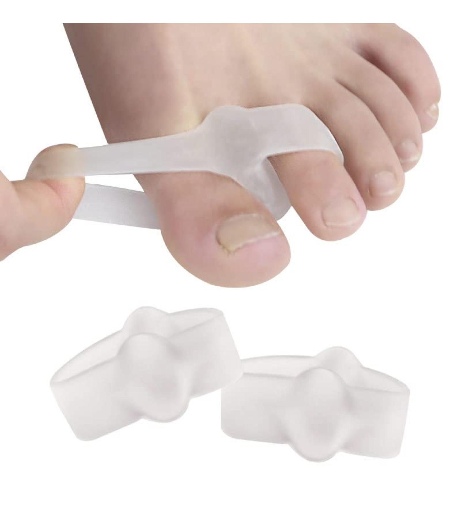 Soft Gel Toe Separators & Spacers 3 Pairs - Bunion Corrector & Pain Relief for Hallux Valgus, Hammer Toes, Calluses - Small Size - Buy Online on GoSupps.com