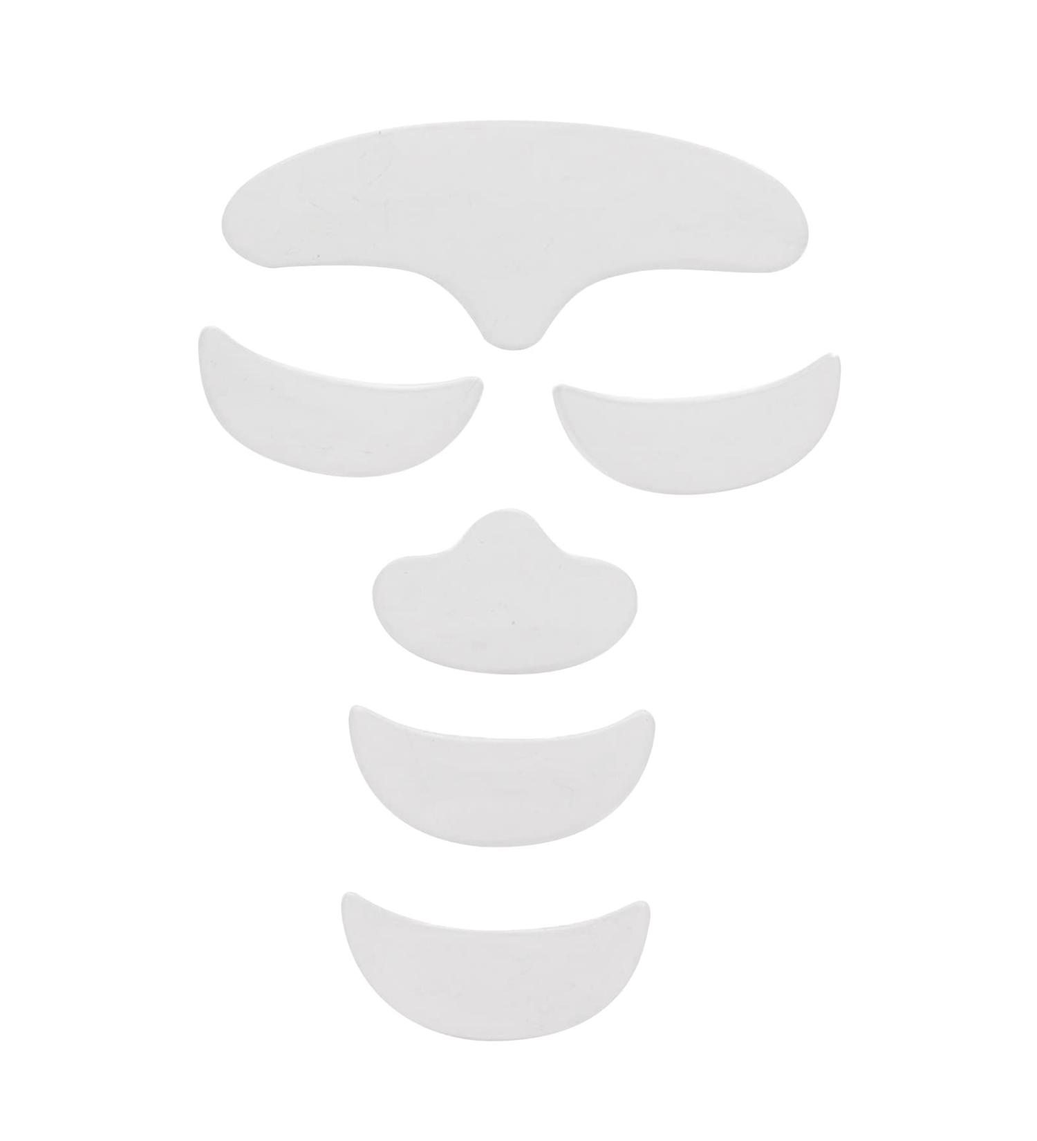 Beauty FaceLift Neck Forehead Eye Smile Anti-Wrinkle Patches Overnight Smoothing Silicone Patches For Face Neck Forehead Eye Smile Fine Lines And Signs Of Aging - Buy Online on GoSupps.com