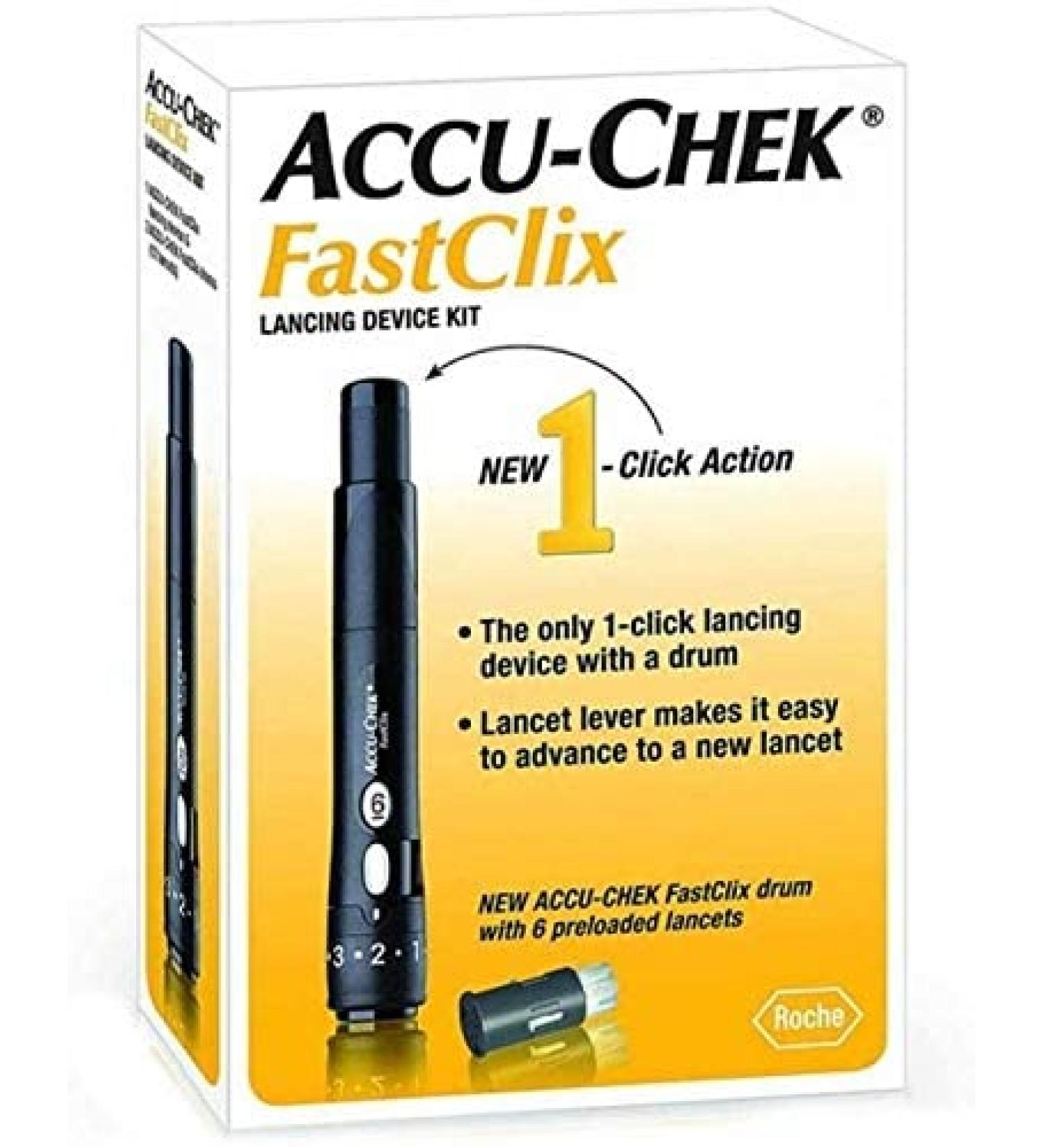5905864666160EA - ACCU-CHEK FastClix Lancing Device Kit