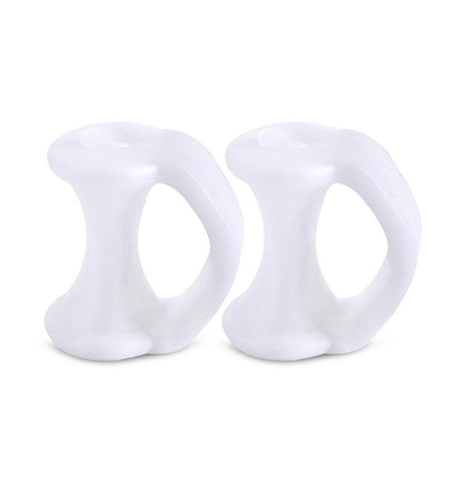 Japagzy White Silicone Toe Separator for Hallux Valgus & Bone Care | Adjustable Foot Device for Ectropion & Valgus Relief - Buy Online on GoSupps.com