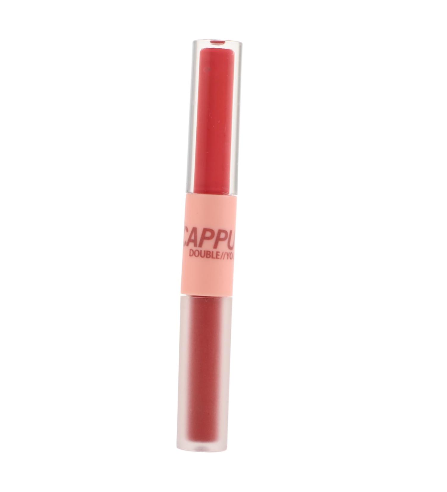 Dual-ended Lip Glaze Hydratant Glossy Lipstick Et Lip Tint Pour tudiantes Pour Quotidien Sorties Teintes Attrayantes Et R sistantes Fuite - Buy Online on GoSupps.com