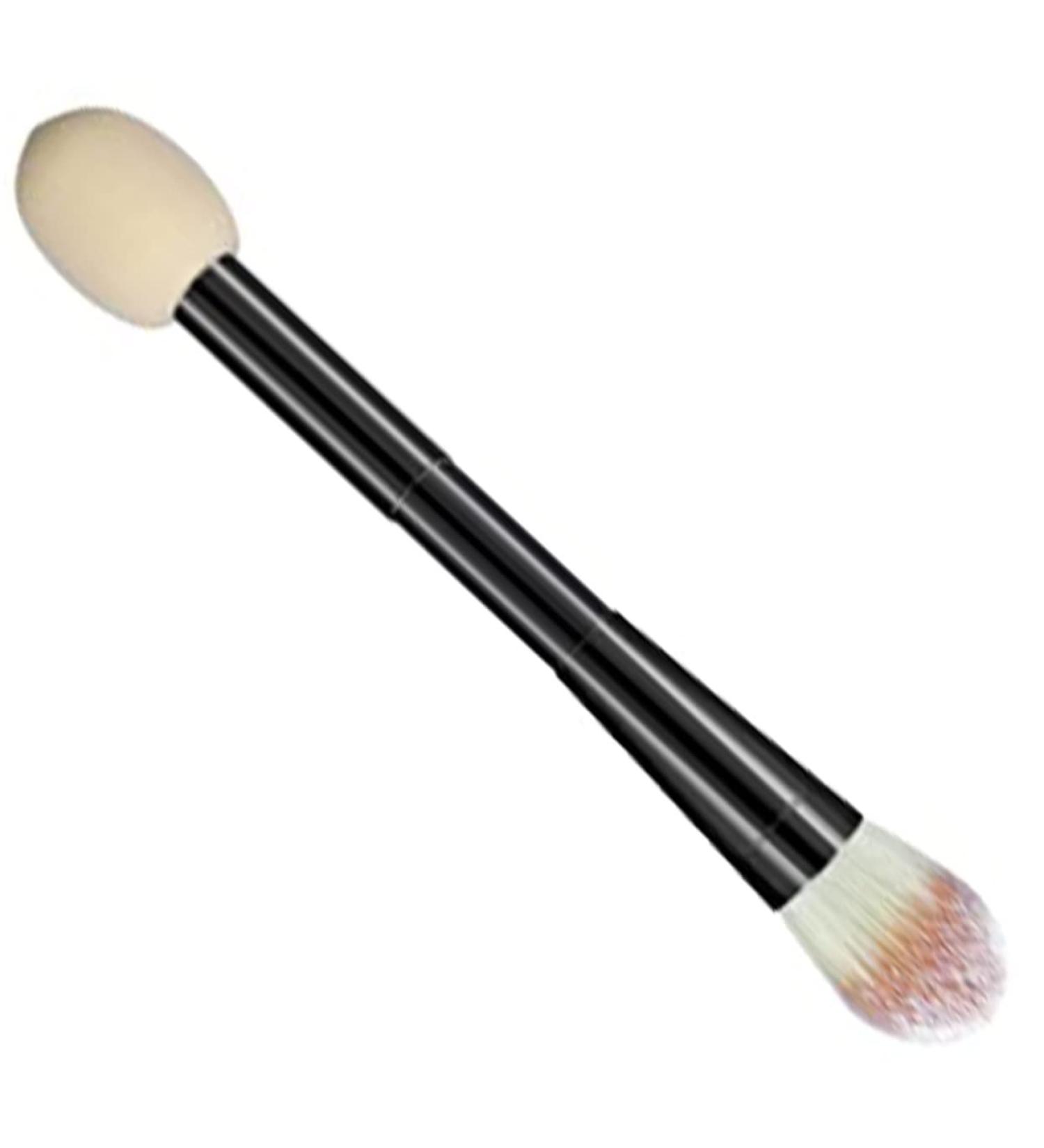 Double Head Makeup Brush Face Makeup Foundation Powder Puff for Face Blending Sponge Makeup for Foundation Cosmetic Mascara Makeup Accessories 19X2.5CM As Shown - Buy Online on GoSupps.com