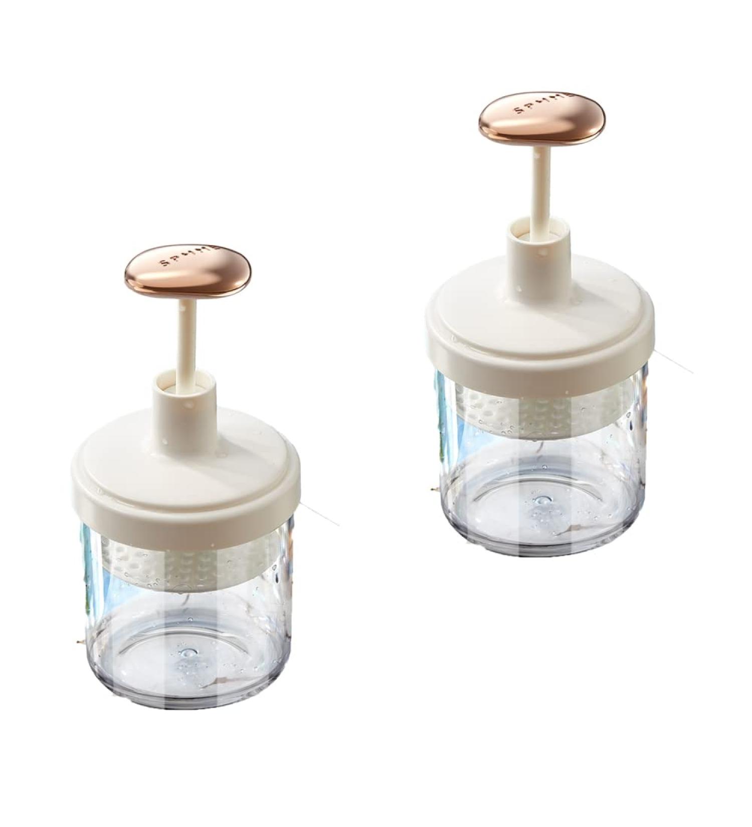 Zhenqi Shower Gel Foam Maker Deeper Cleaning Effect for Shower Gel Facial Cleanser Pale bluish white - Buy Online on GoSupps.com