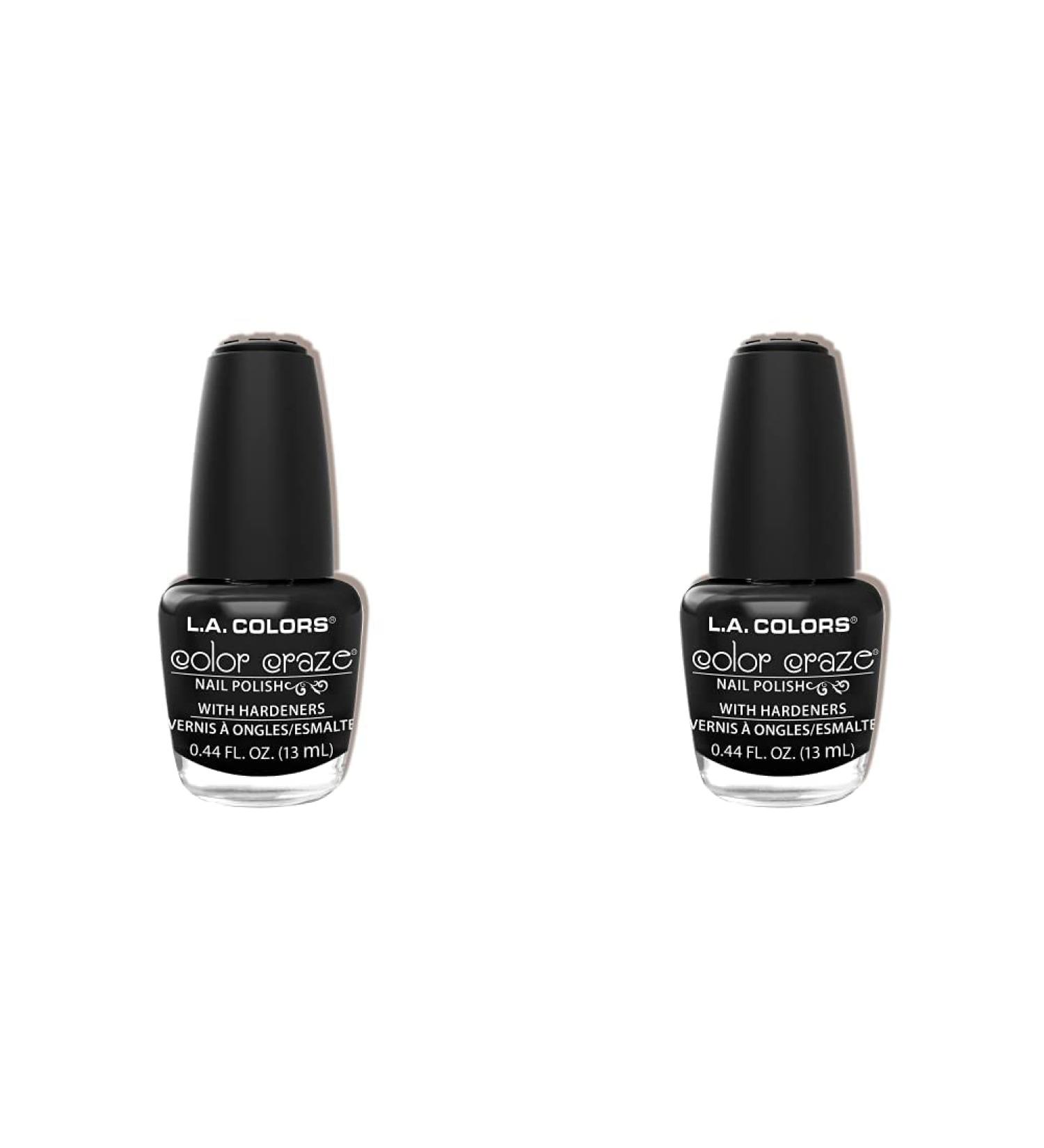 L.A. COLORS Craze Nail Polish Circuits 0.44 Ounce (Pack of 2)
