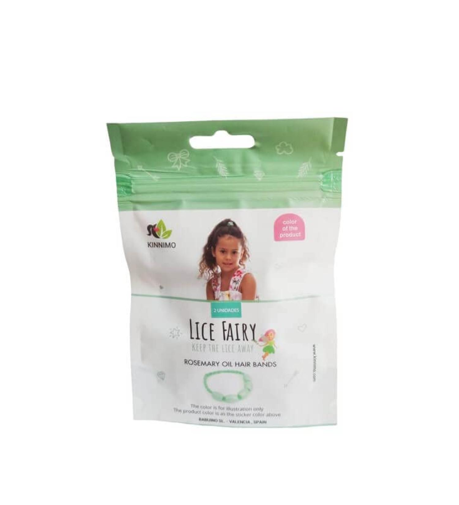 Kinnimo Lice Fairy Hair Band - Hair Accessory with Rosemary Oil Protecting Your Child from Head Lice - Clinically Tested (Pink)