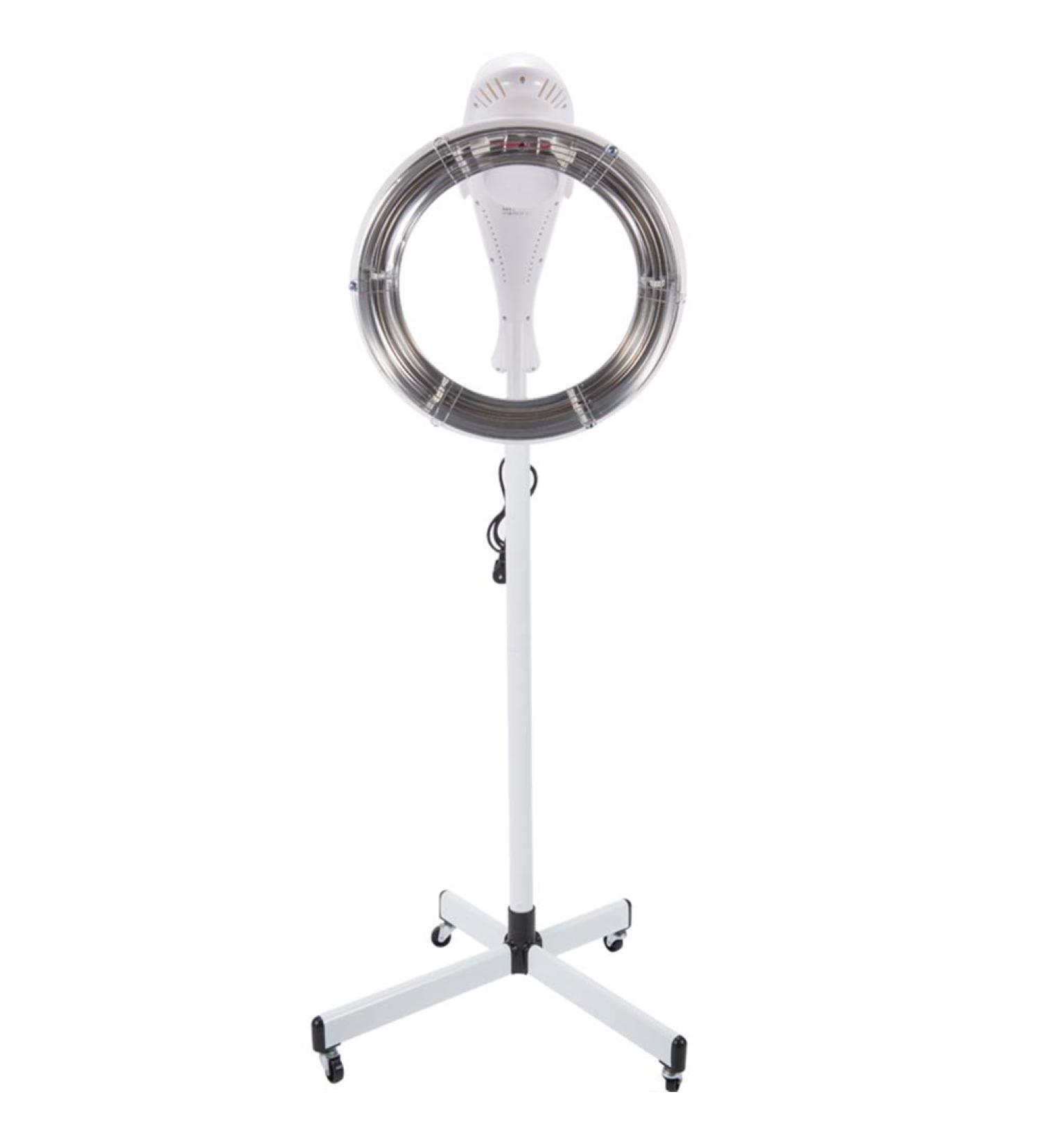 Stand Dry Hood for Hairstyling 950w Hair Dryer with Base and 4 Wheels Hair Steamer for Hair Dyeing and Styling to Barber Salon 60 Min Heat Timer White - Buy Online on GoSupps.com