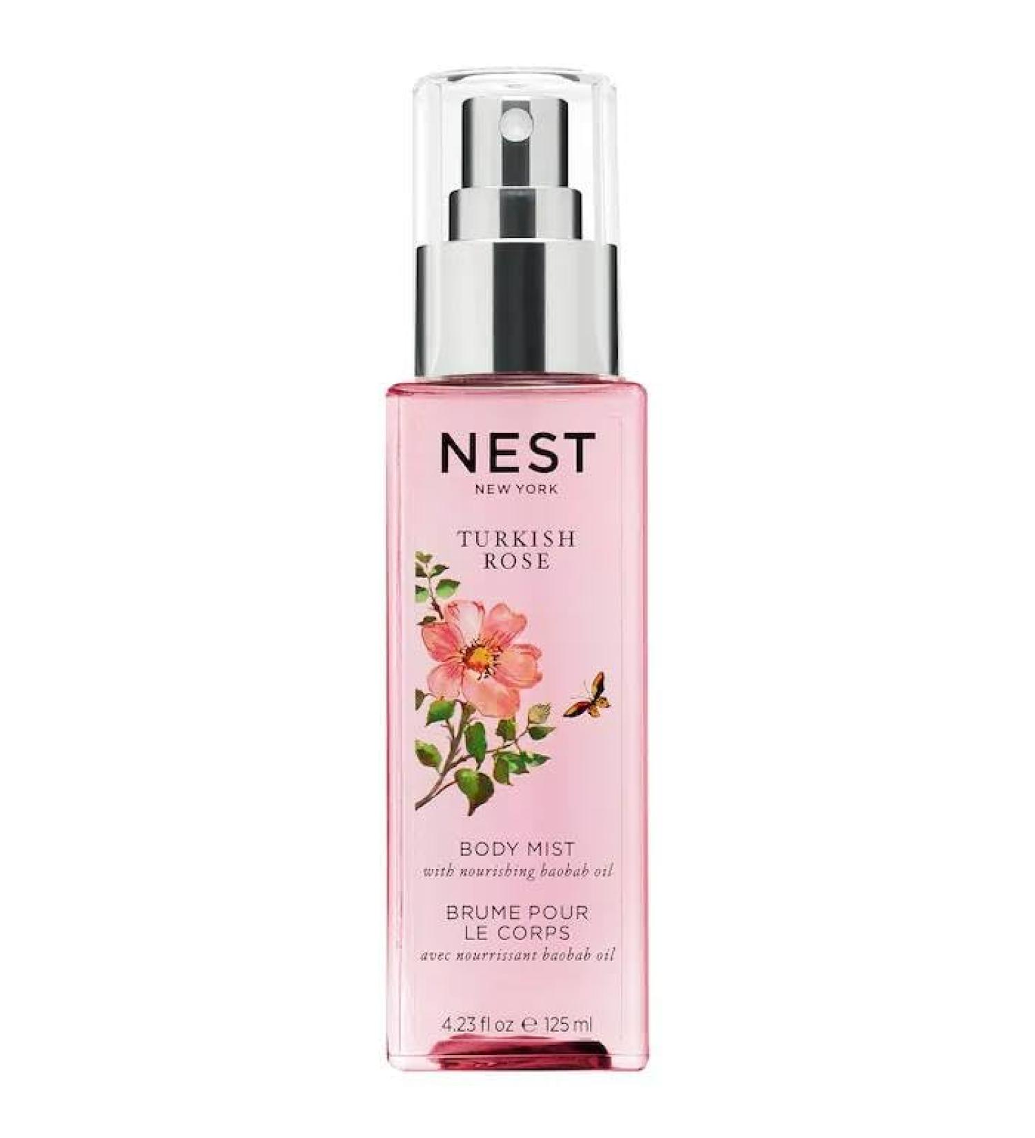 NEST New York Turkish Rose Perfume Oil Body Mist 4.2 Fl Oz (Pack of 1)