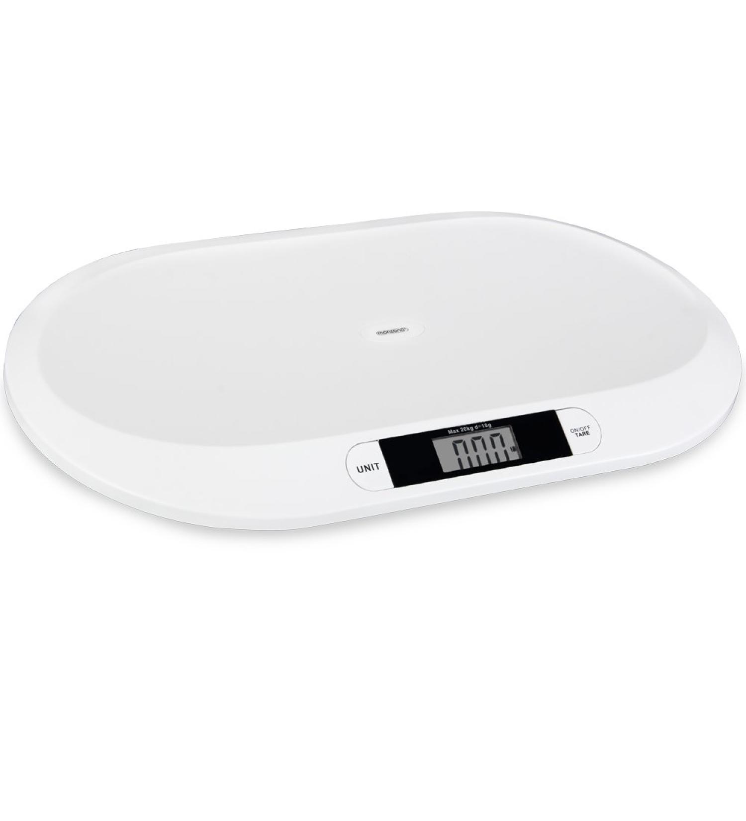 Monzana Digital Baby Scale - 20kg Capacity LED Display Automatic Switch-Off Tara Function | Ideal for Infants Pets & Breastfeeding - Buy Online on GoSupps.com
