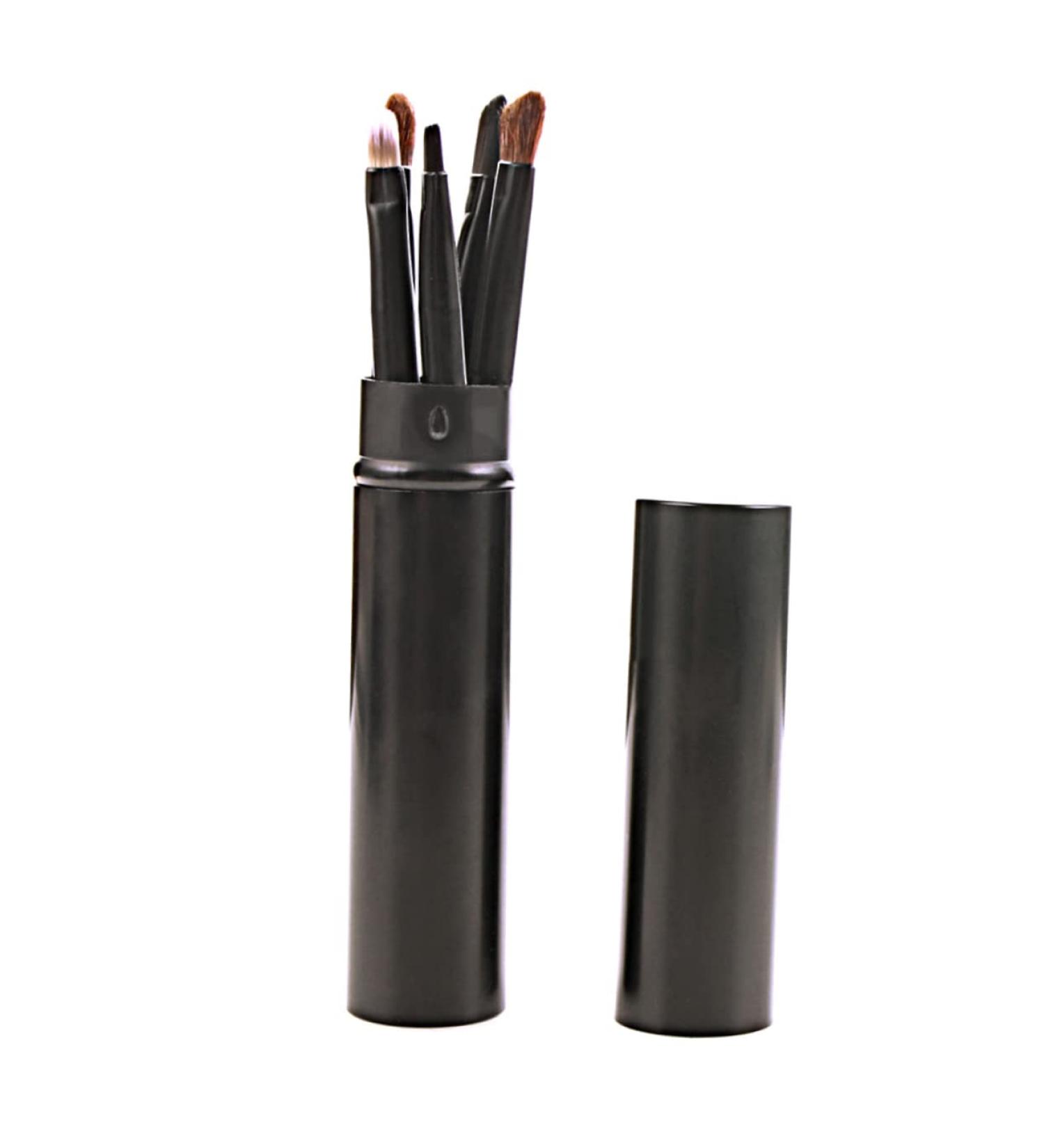FOMIYES 5pcs Eyeshadow Brush Kit Horsehair Brush Eyeshadow Brush with Case Eye Shadow Brush Makeup Brush Size 1 Black - Buy Online on GoSupps.com