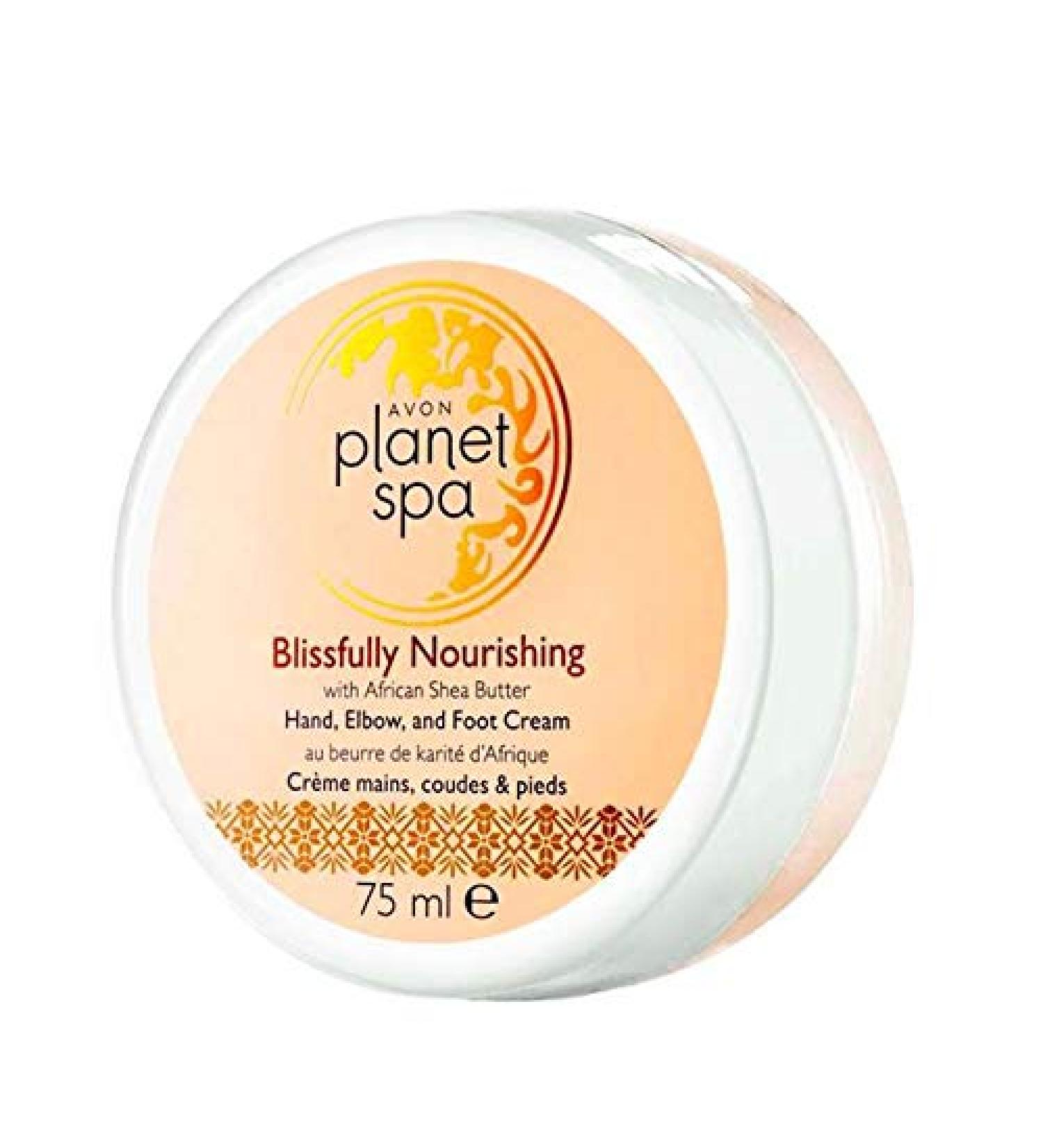 AVON Planet SPA BLISSFULLY NOURISHING Hand Elbow and Foot Cream *NEW*OVP*