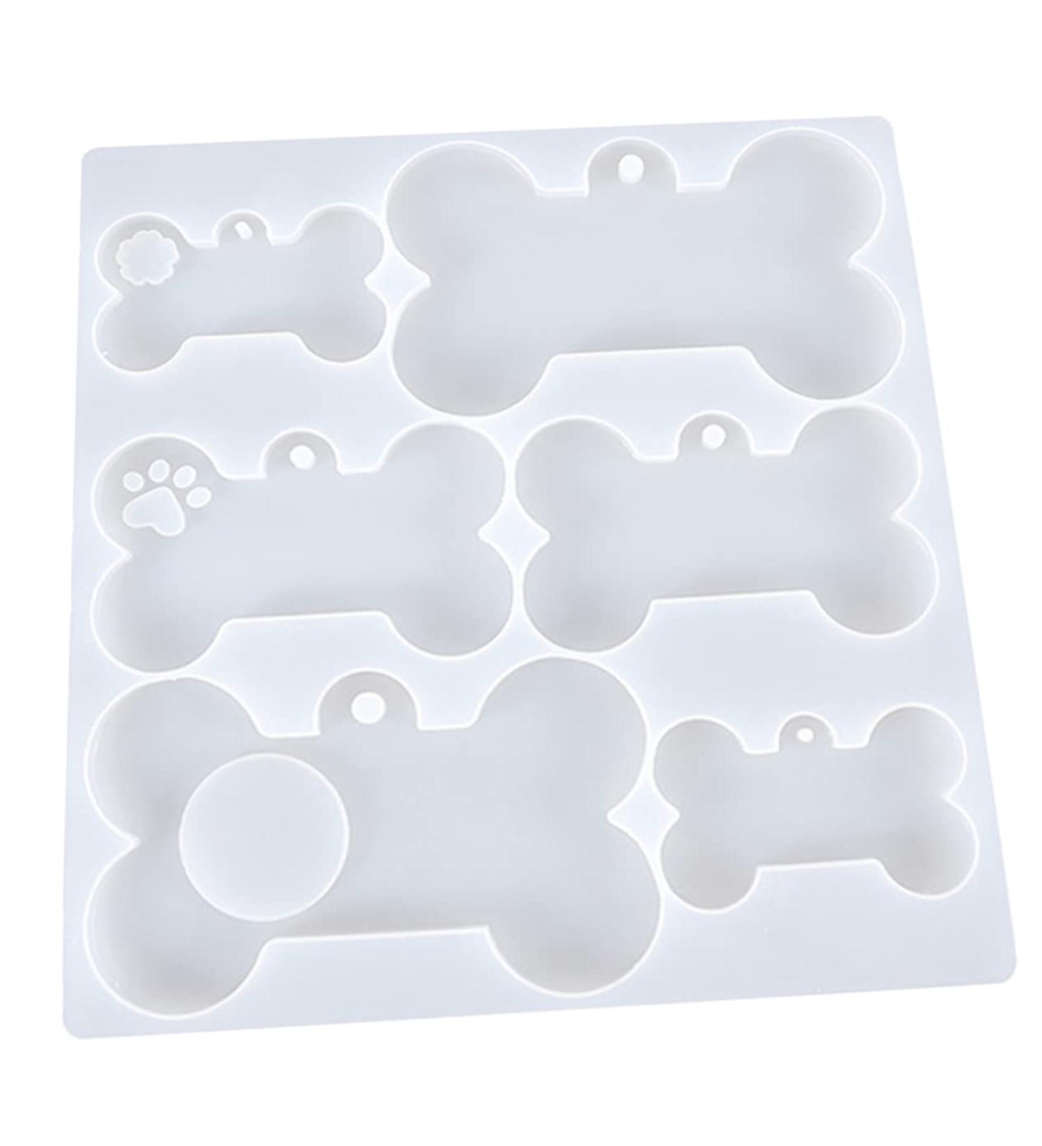 FUNOMOCYA Candy Molds Bone Jewelry Mold Bones Labels Decor Diy Mold Wok Diy Silicone Bone Pendant Mold Flexible Supplies - Buy Online on GoSupps.com