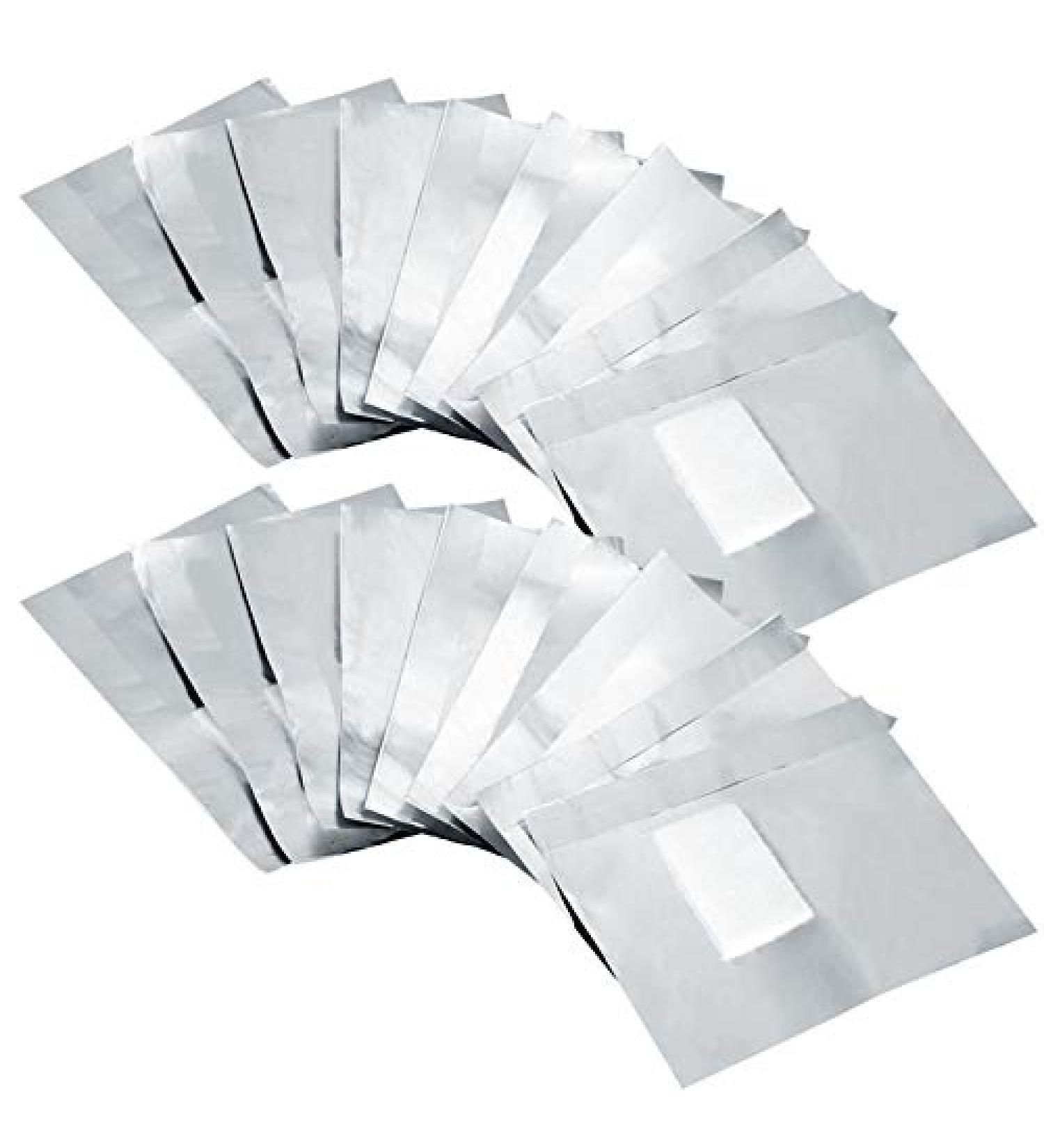  SagaSave 50 / 100 Pieces Aluminum Nail Polish Remover Pads for Easy Removal of Nail Polish - Buy Online on GoSupps.com