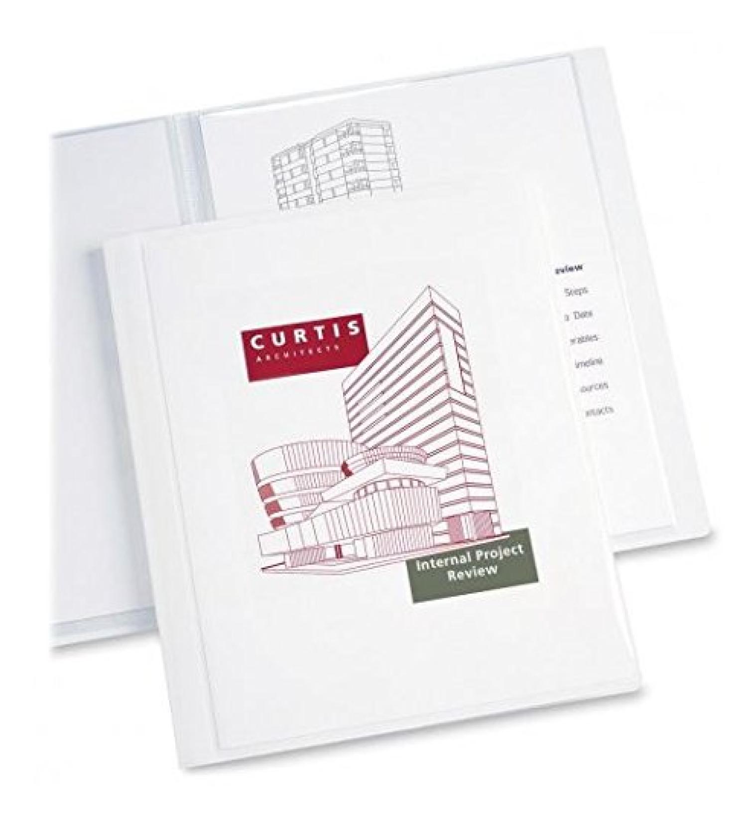 Avery 47671 Presentation Book, 12 Pockets, 8-1/2-Inch x11-Inch, White