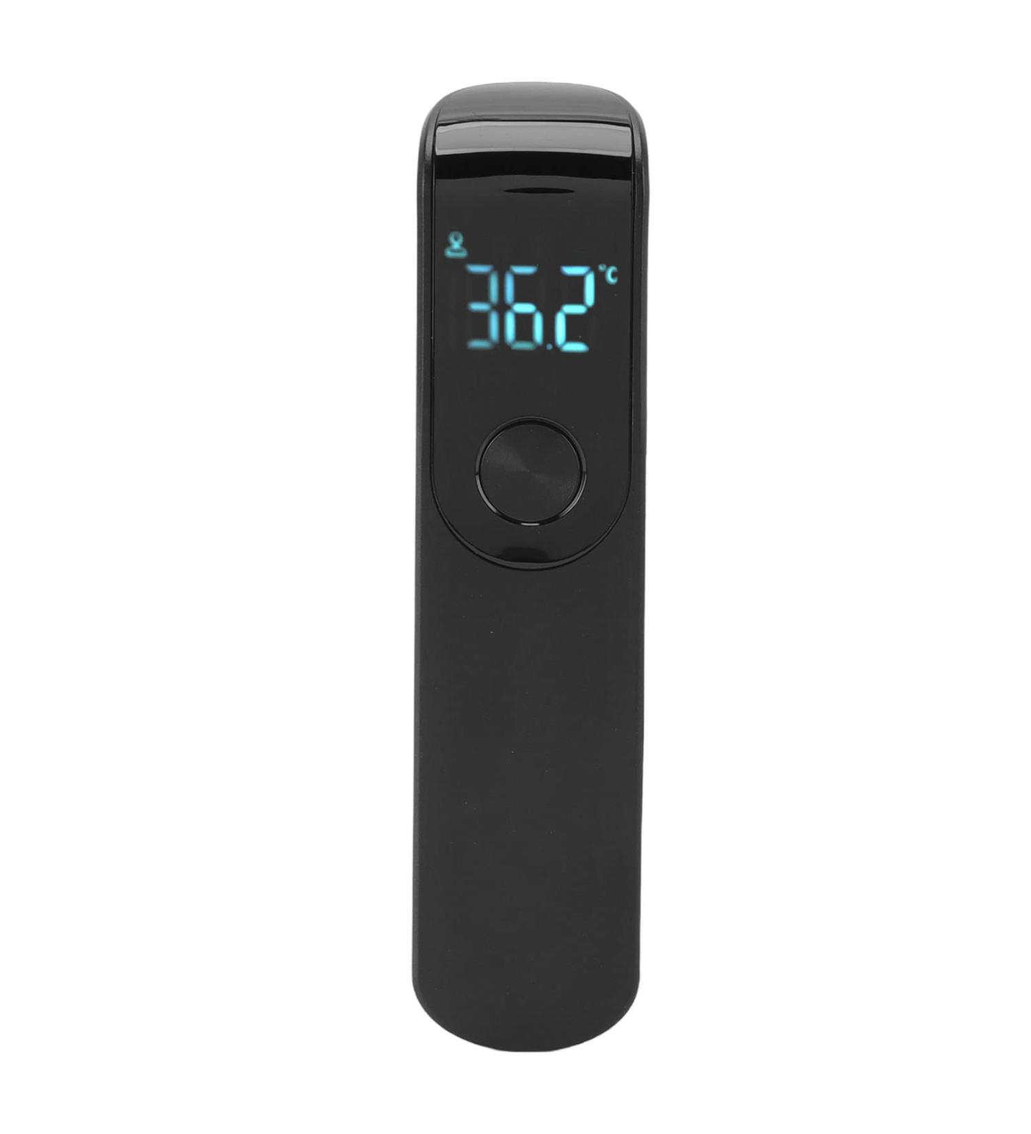 Forehead Thermometer - No Touch Digital Infrared with Instant Read & Fever Alarm for Infants - Black | Indoor & Outdoor Use - Buy Online on GoSupps.com