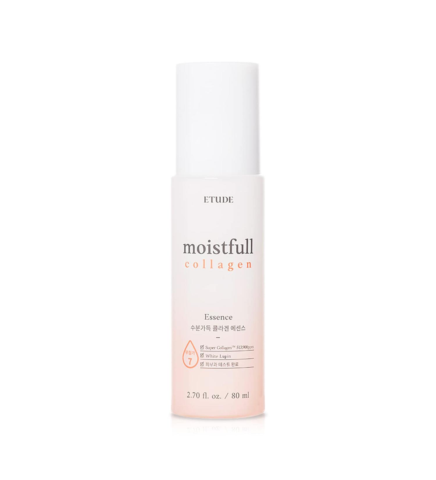 ETUDE Moistfull Collagen Essence 80ml (21AD) for Sensitive Skin | Kbeauty Moisturizing Essence | Fast-Absorbing & Long-Lasting Hydration (New Version) - Buy Online on GoSupps.com