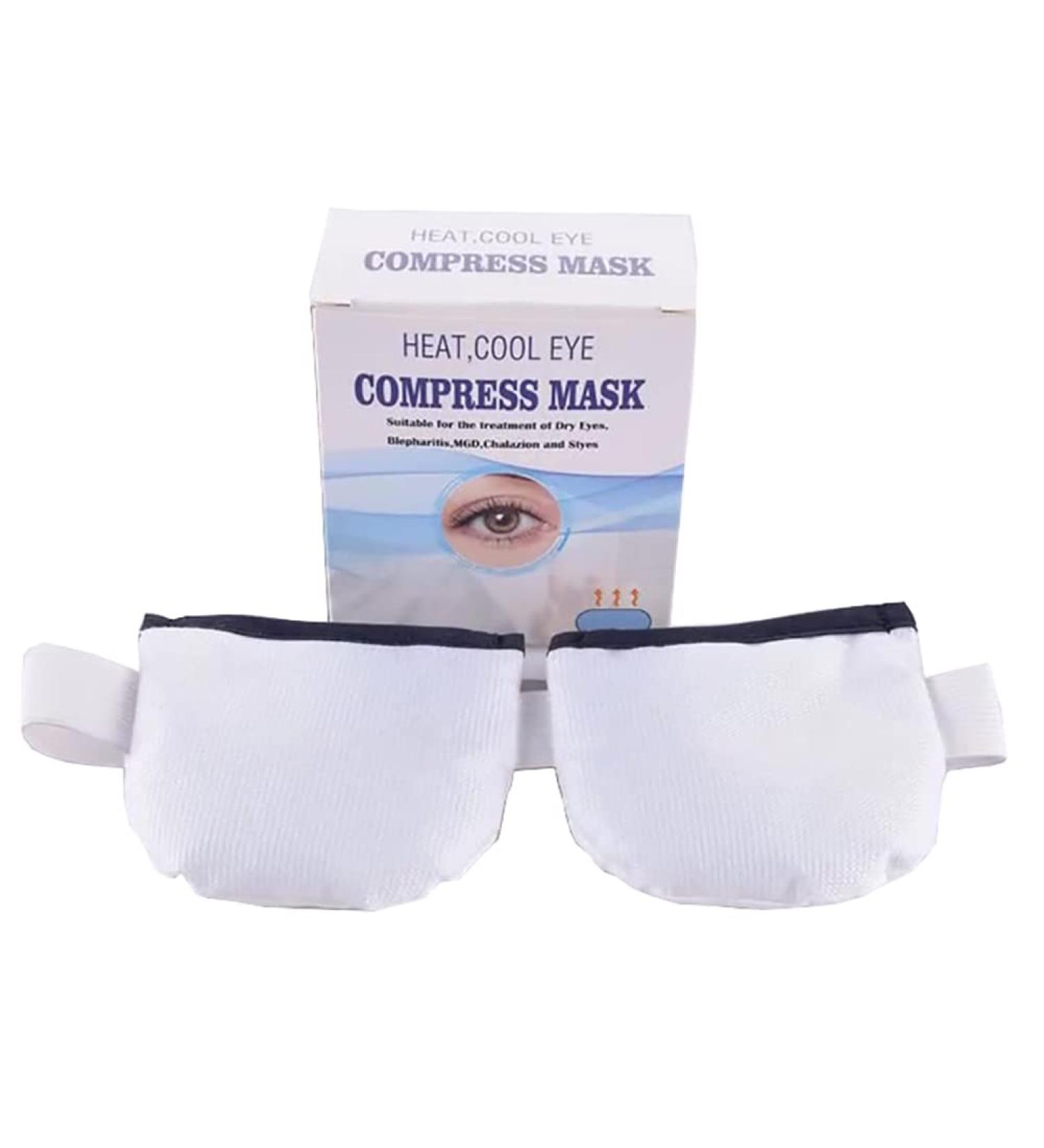 Heating Eye Compress Mask | Microwavable Relief for Dry Eyes, Styes, Puffy Eyes | Reusable and Moisturizing Eye Mask - Buy Online on GoSupps.com
