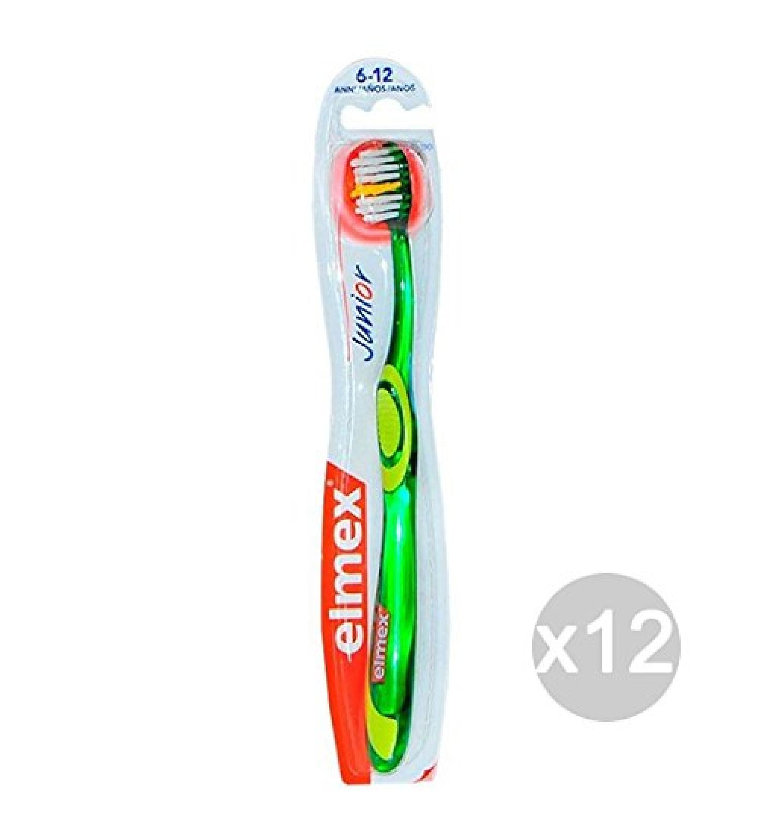 Set 12 elmex toothbrush children 6 12 Junior hygiene and care of teeth