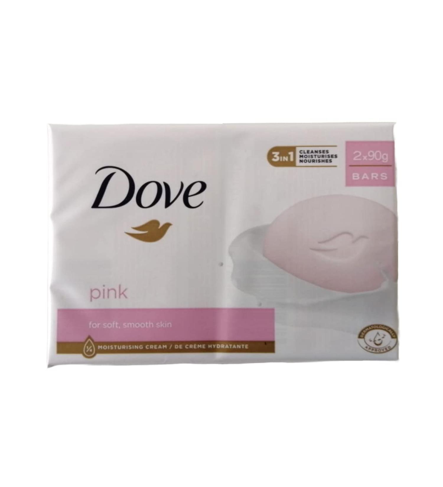  Dove Dove Savon solide rose 90 grx2 180 g - Buy Online on GoSupps.com
