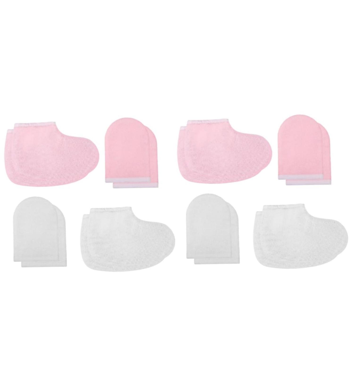 minkissy 8 Pairs thicken beautiful feet Insulation cotton Simple accessories hand wax cosmetic Beauty Accessories Gloves Simple Beauty Foot hand product Beauty Foot Cover - Buy Online on GoSupps.com