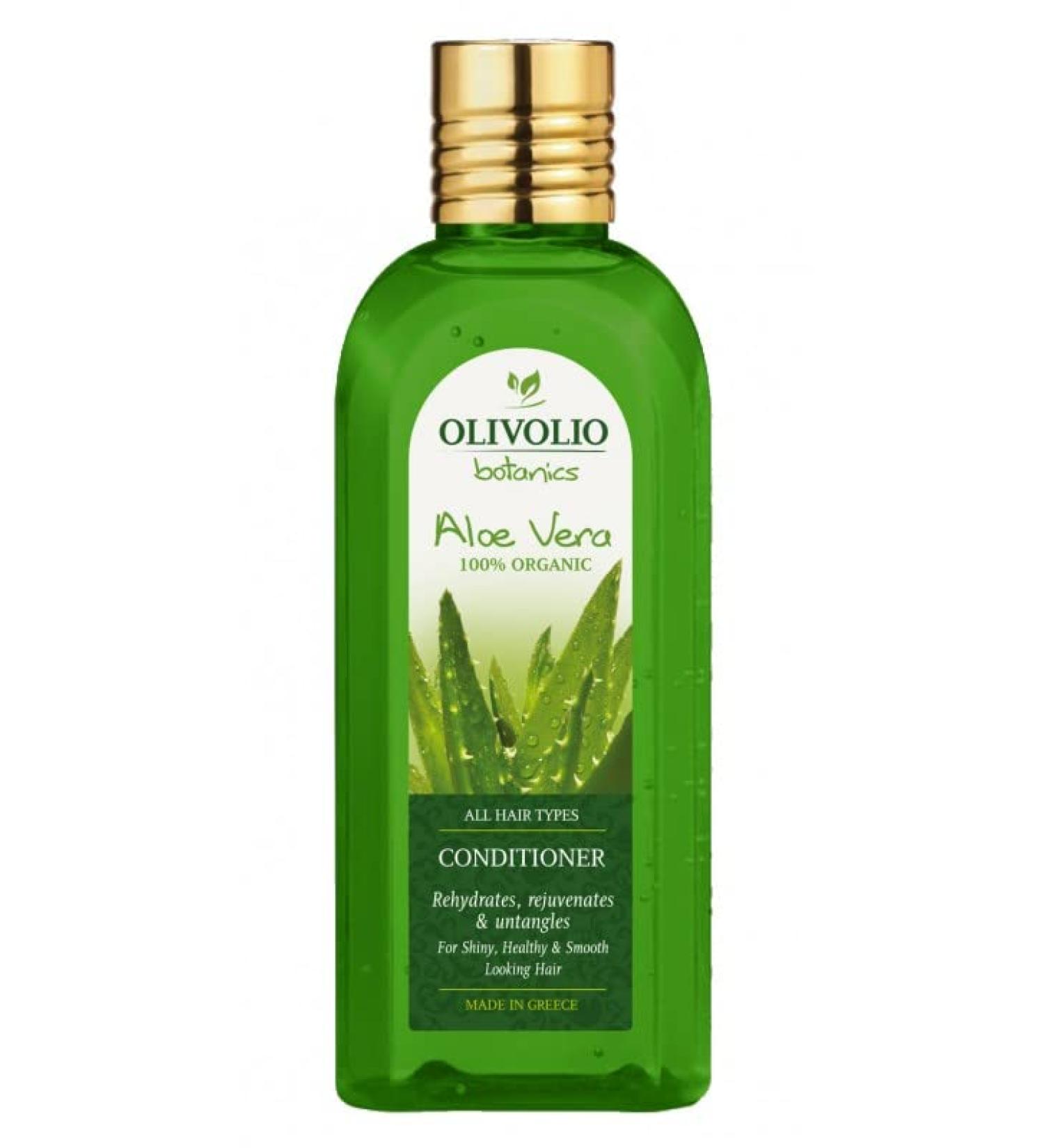 Olivolio Hair Conditioner with 86% Natural Ingredients and 100% Organic Aloe Vera - 200ml