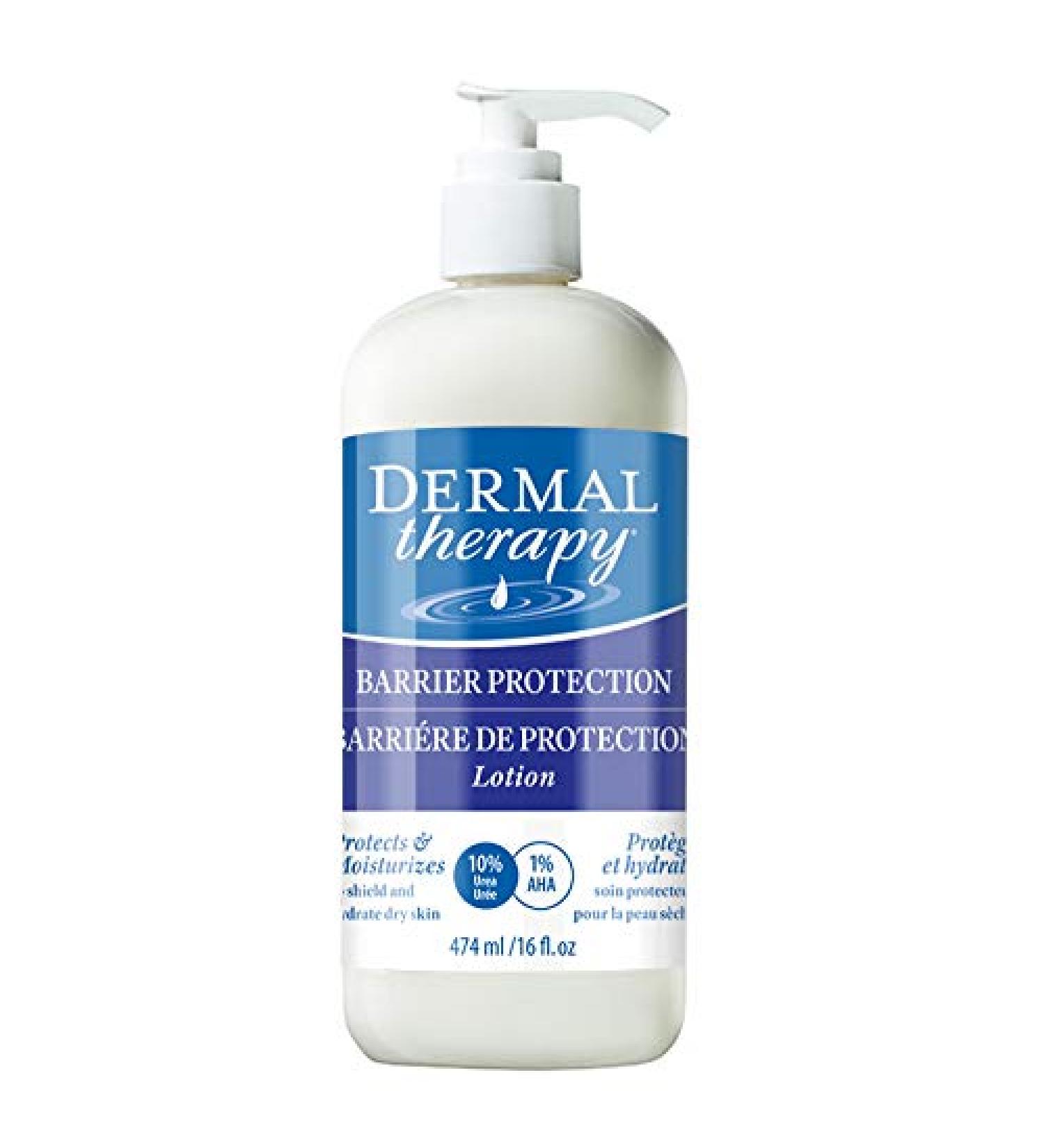 Dermal Therapy Barrier Protection Lotion - Shields Skin Against Irritants and Harsh Chemicals | 10% Urea and Custom Blend of Ingredients that Create Protective Barrie - Buy Online on GoSupps.com