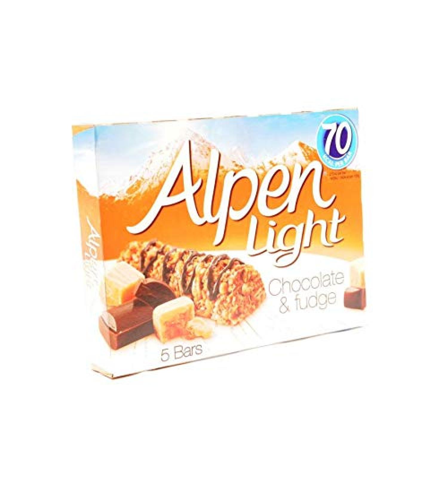 Alpen Alpen Set of 2 cereal bars (light chocolate caramel)