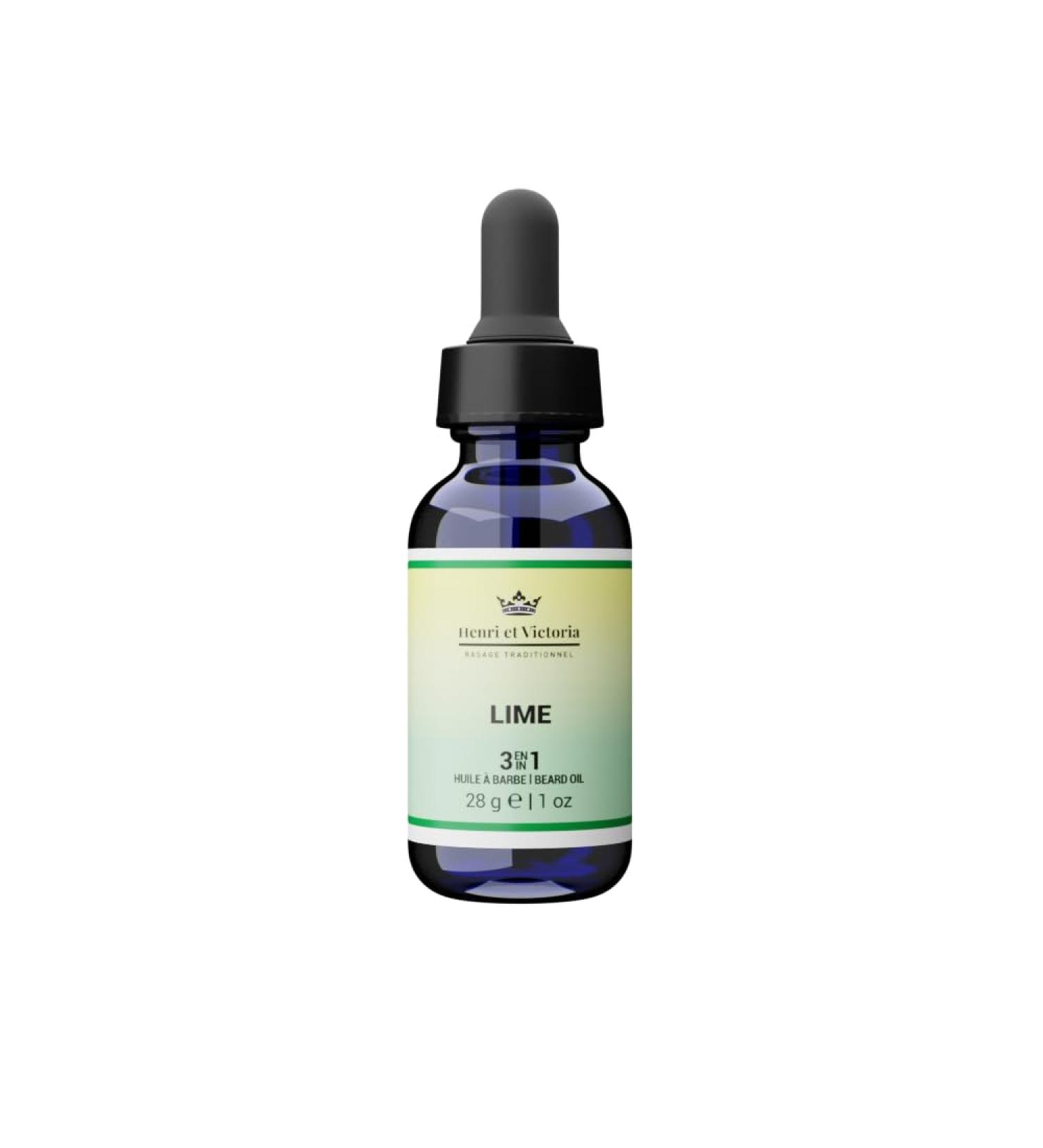 Beard Oil Lime Fragrance | Canadian Artisan | Moisturizing Natural Ingredients | 28g (1oz) - International Shipping Available - Buy Online on GoSupps.com