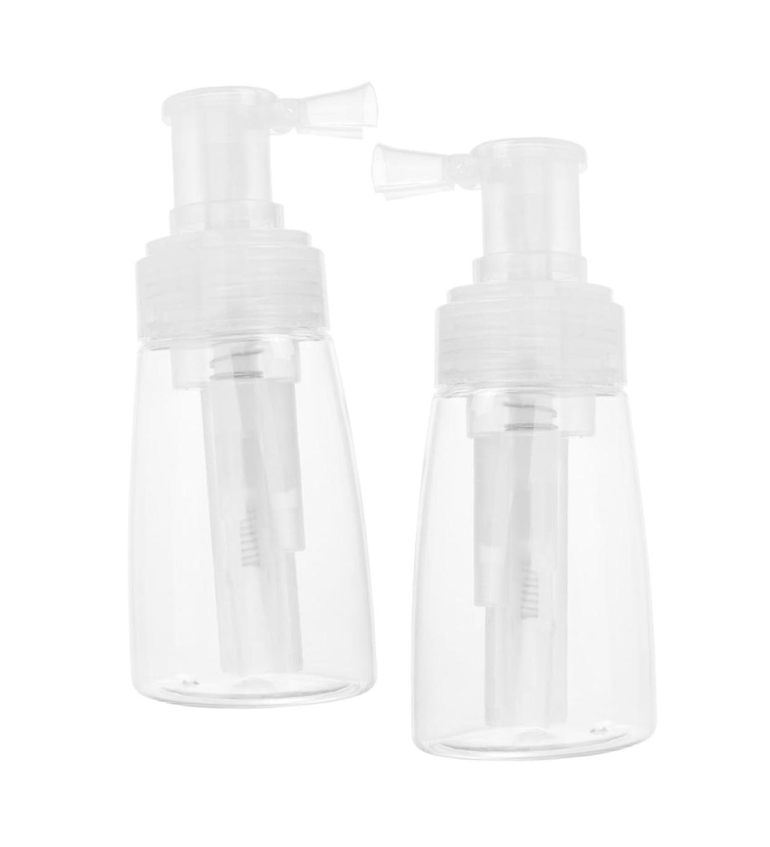 ULTECHNOVO 2pcs Fine Mist Powder Spray Bottles - Travel Makeup & Hair Powder Pump - Empty Travel Cosmetic Containers - Buy Online on GoSupps.com