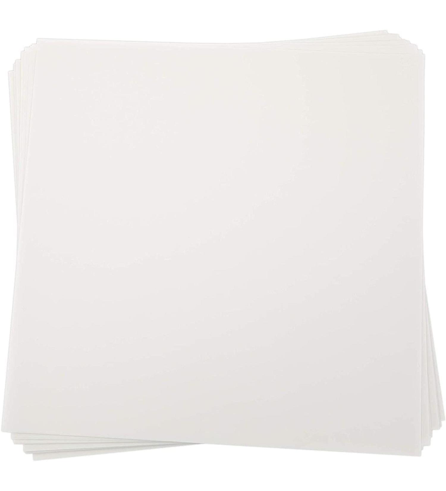 Vellum Paper for Invitations - White Translucent Sheets | 12x12 in, 100 Sheets - Buy Online on GoSupps.com