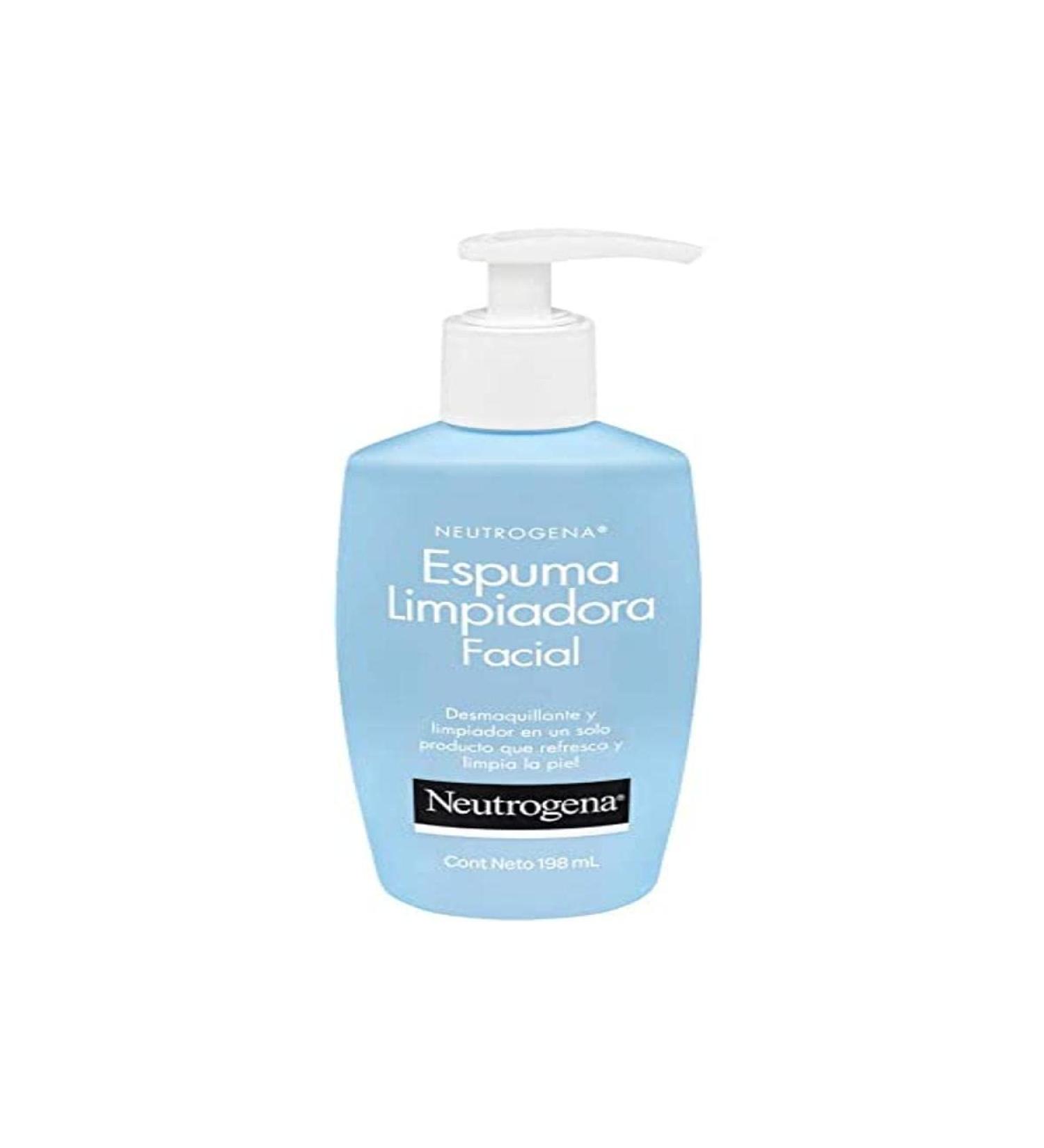 Neutrogena Fresh Foaming Facial Cleanser & Makeup Remover - 6.7 fl. oz | Non-Comedogenic, Hypoallergenic Daily Face Wash with Glycerin - Oil & Alcohol-Free Formula for Dirt, Oil & Waterproof Makeup Removal - Buy Online on GoSupps.com