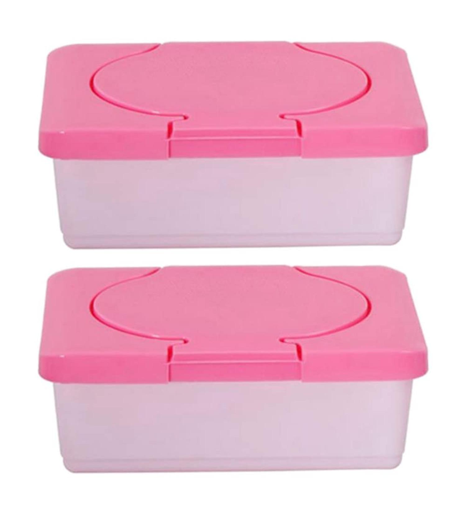 BTuregsau 2X Dry & Wet Tissue Paper Case Care Baby Wipes Napkin Storage Box Holder Container - Buy Online on GoSupps.com