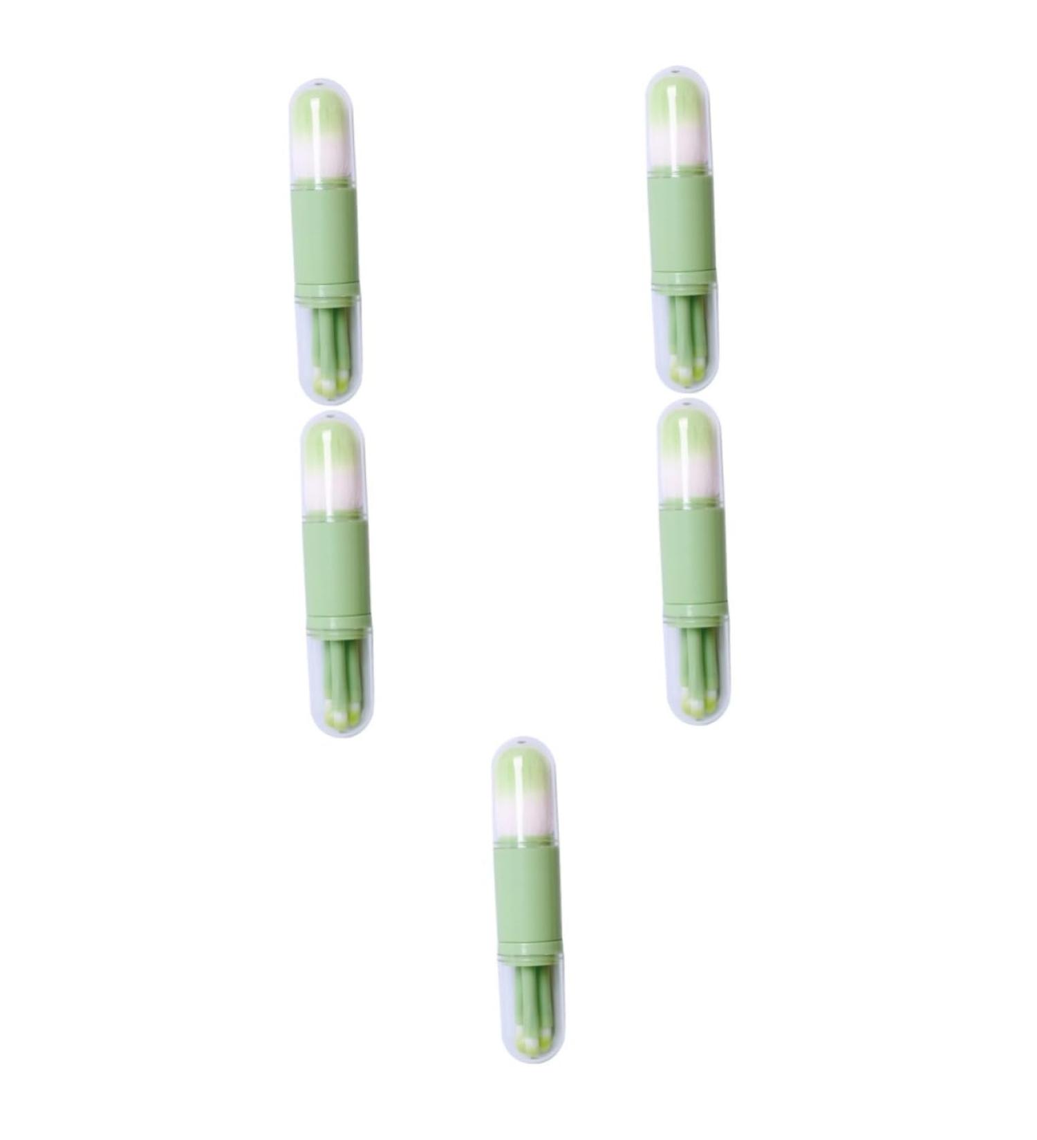 minkissy 5 Sets Telescopic Makeup Brush Tools Makeup Lip Brush Portable Cosmetics Brush Dual Headed Cosmetics Brush Cosmetics Brush Tool Eyeshadow Brush Plastic Make up Double Brush - Buy Online on GoSupps.com