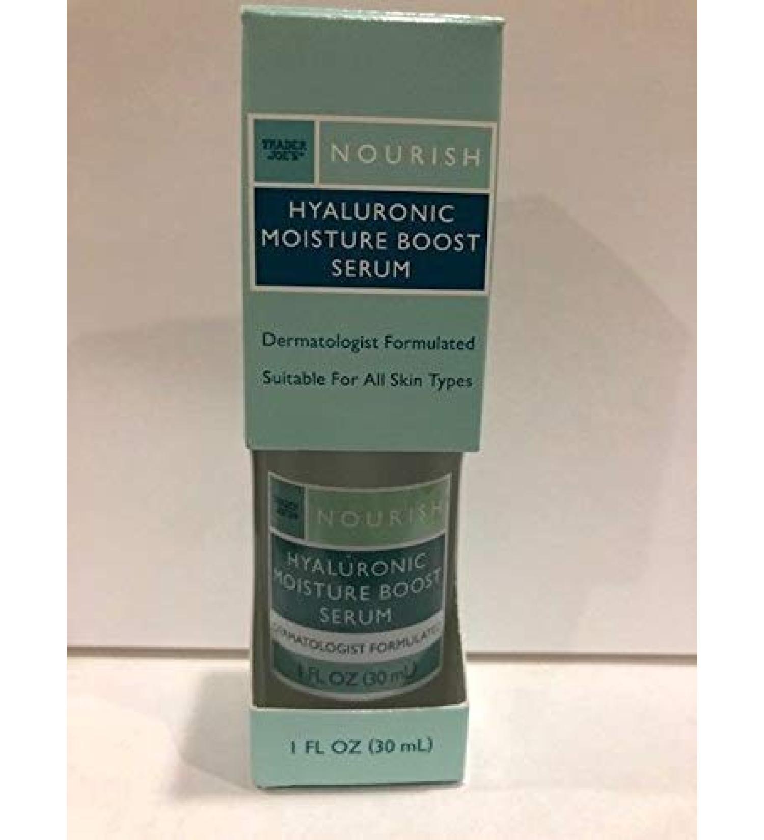 TRADER JOE'S HYALURONIC MOISTURE BOOST SERUM 1 FL OZ (30mL) 1.01 Fl Oz (Pack of 1)