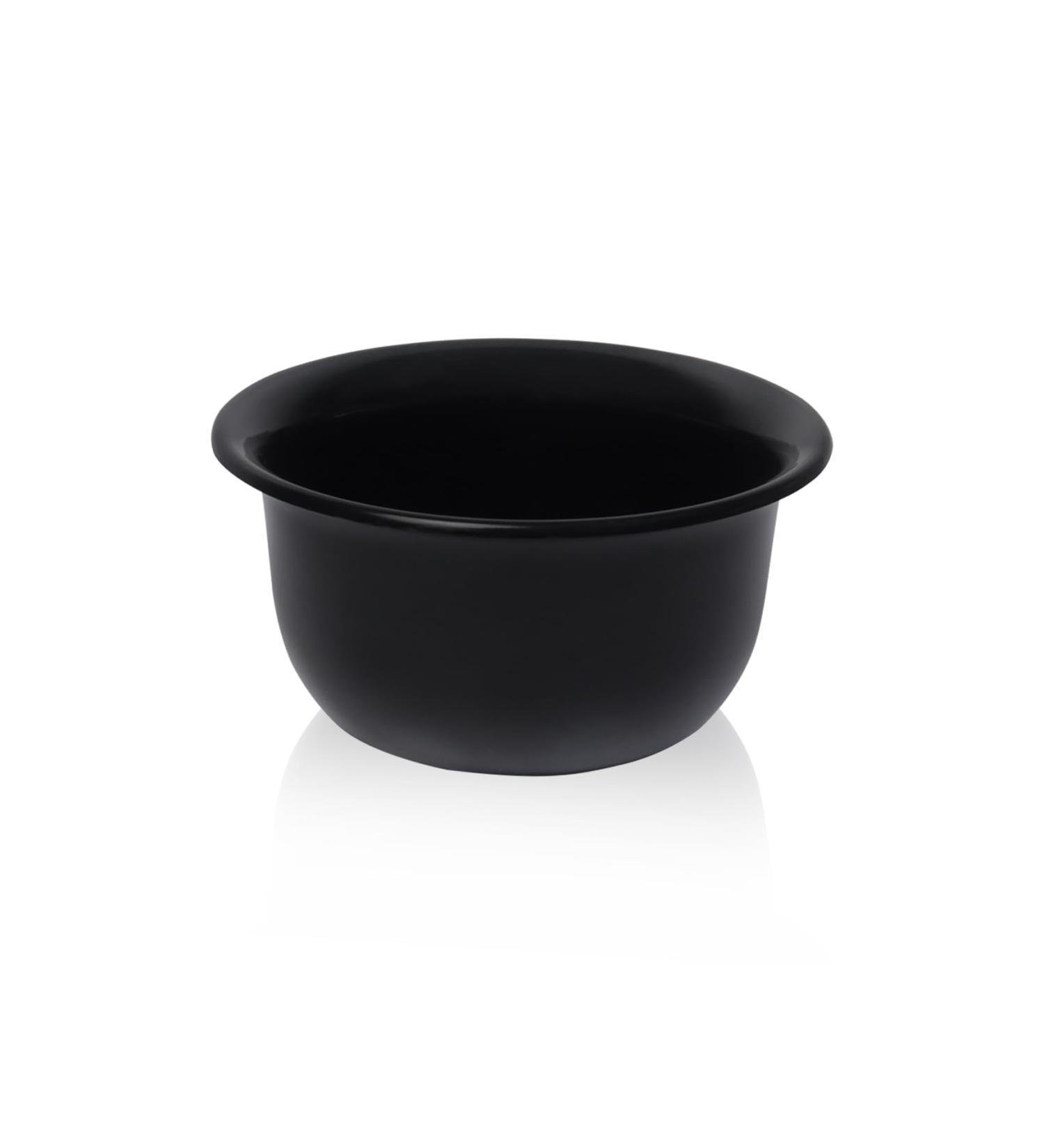 Qaziuy Black Shaving Foam for Men | Manual Shaving Cream Bowl & Brush | Premium Black Shaving Soap Cup - Buy Online on GoSupps.com