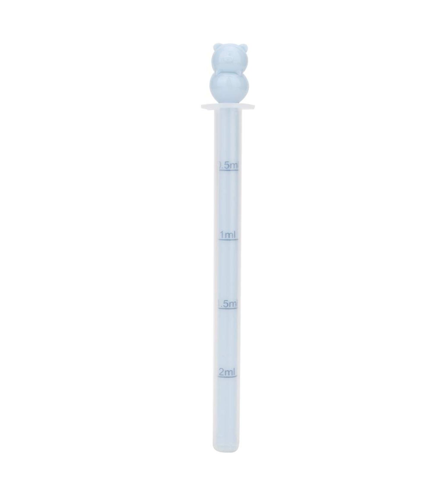 PSPSOP Infant Baby Medicine Dropper - Latex-Free Liquid Syringe for Easy Feeding (Blue) - Safe & Convenient Oral Medication - Buy Online on GoSupps.com